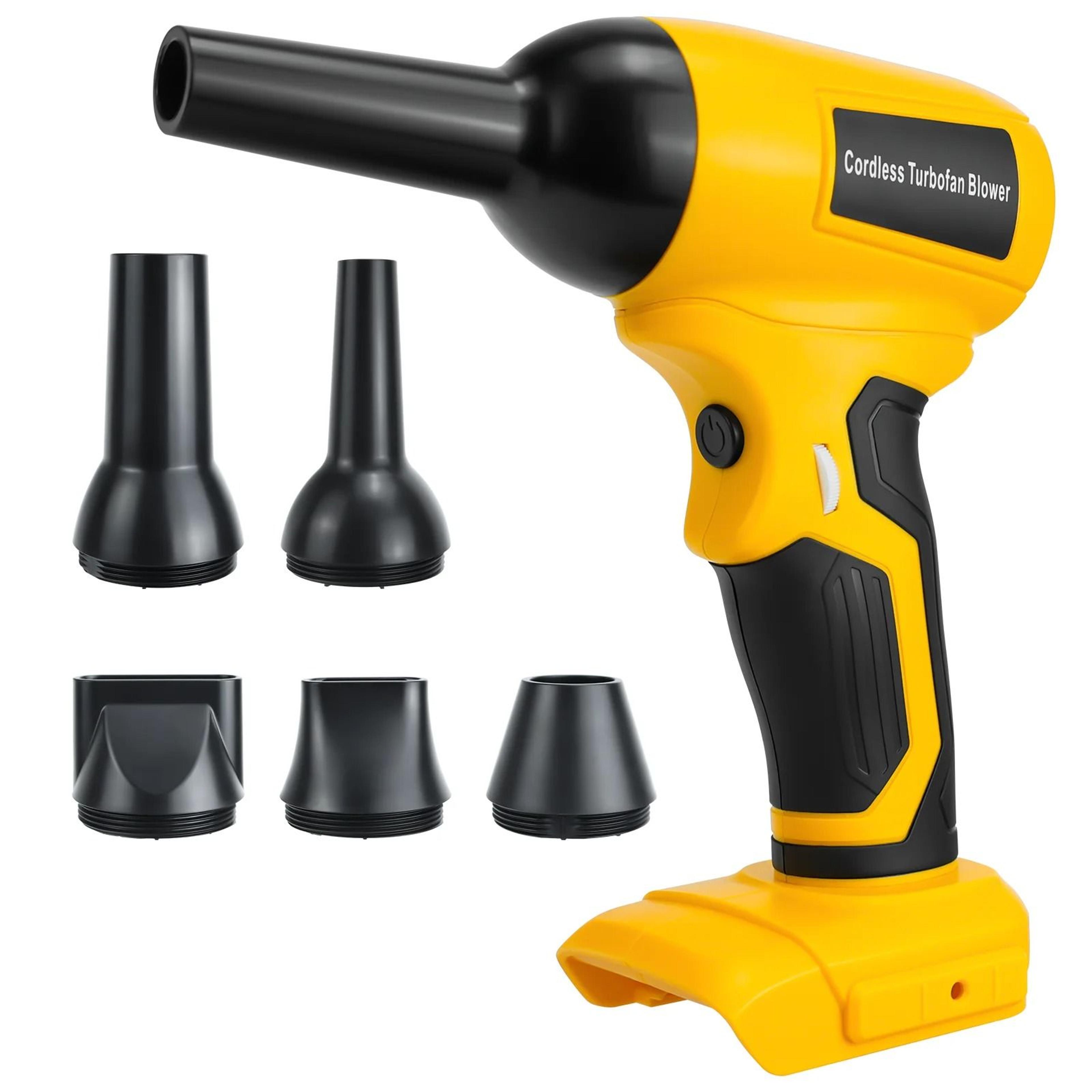 130000rpm brushless cordless turbo jet air blower for dewalt 20v batteries