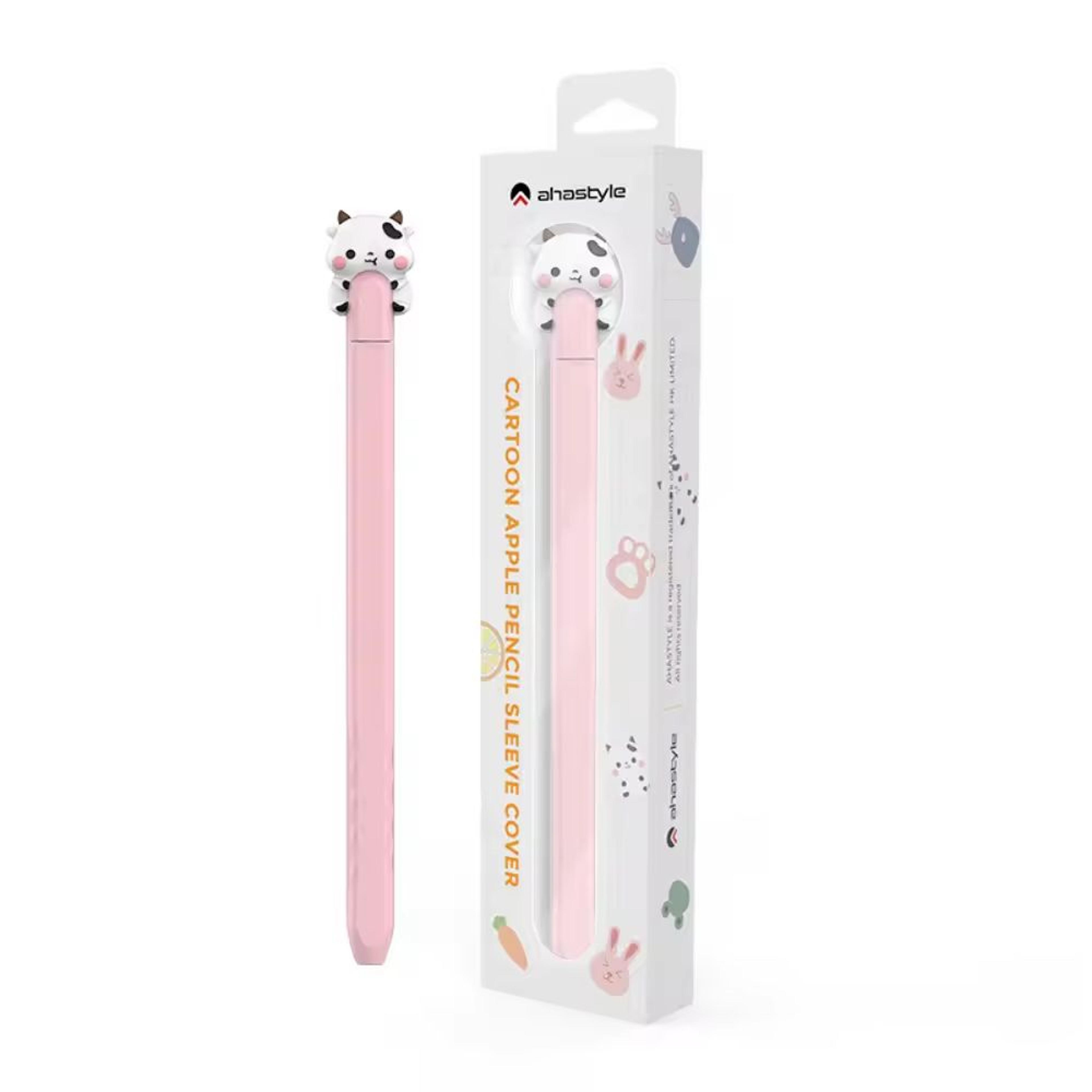 cute cartoon apple pencil 2 silicone sleeve case with anti-slip grip