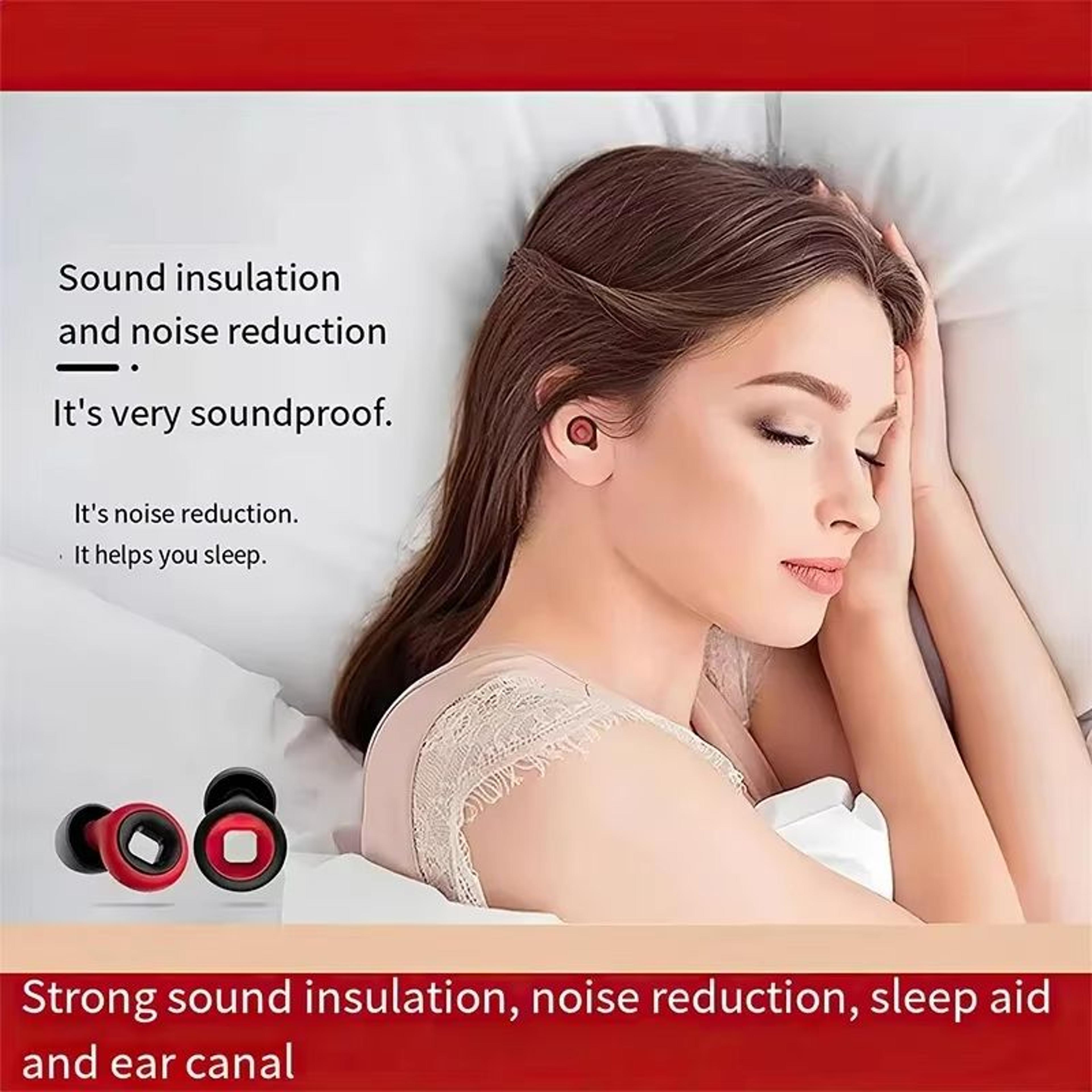 silicone swimming earplugs for sleep, reusable noise-reducing earplugs