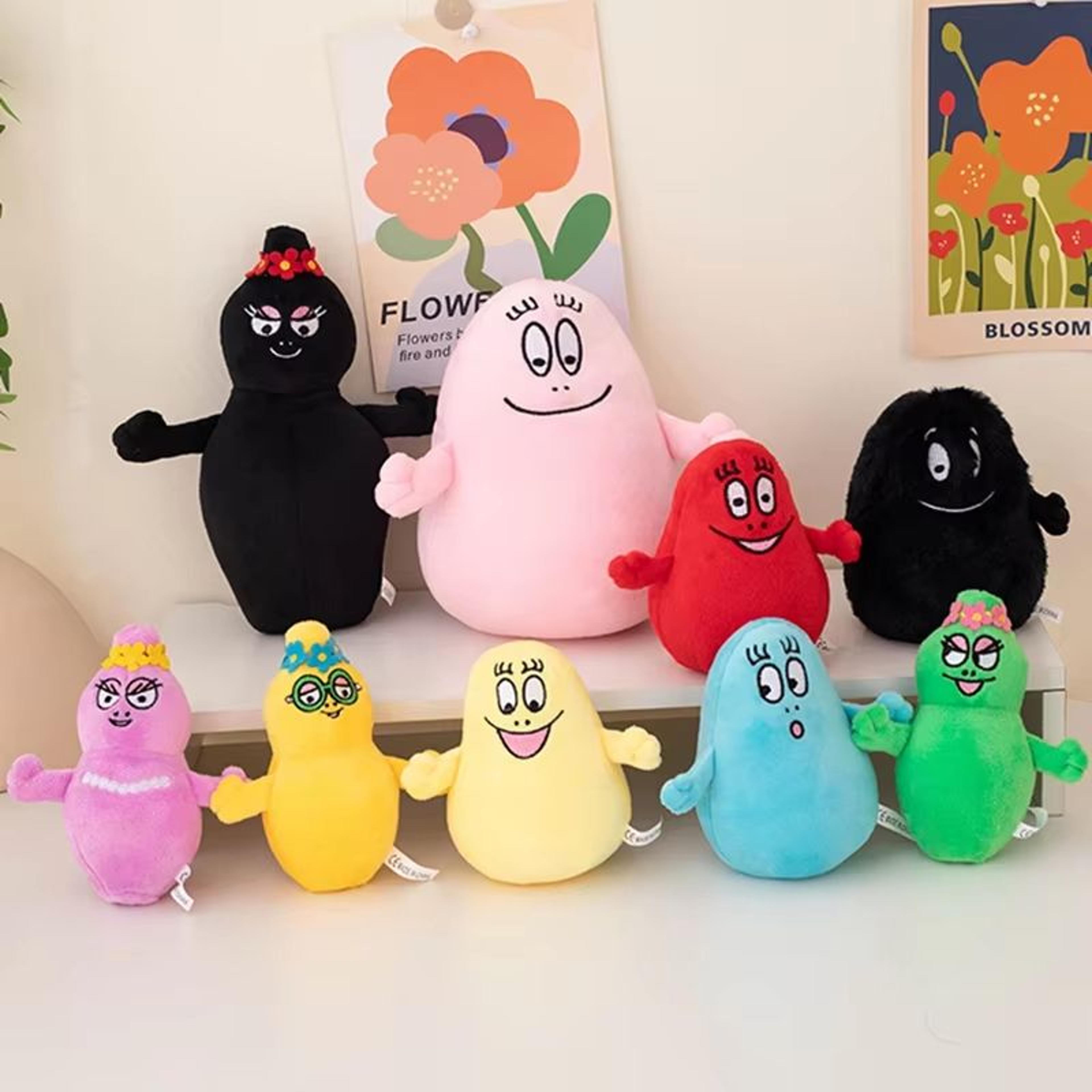 barbapapa plush toy soft stuffed doll - kawaii plush pillow for kids
