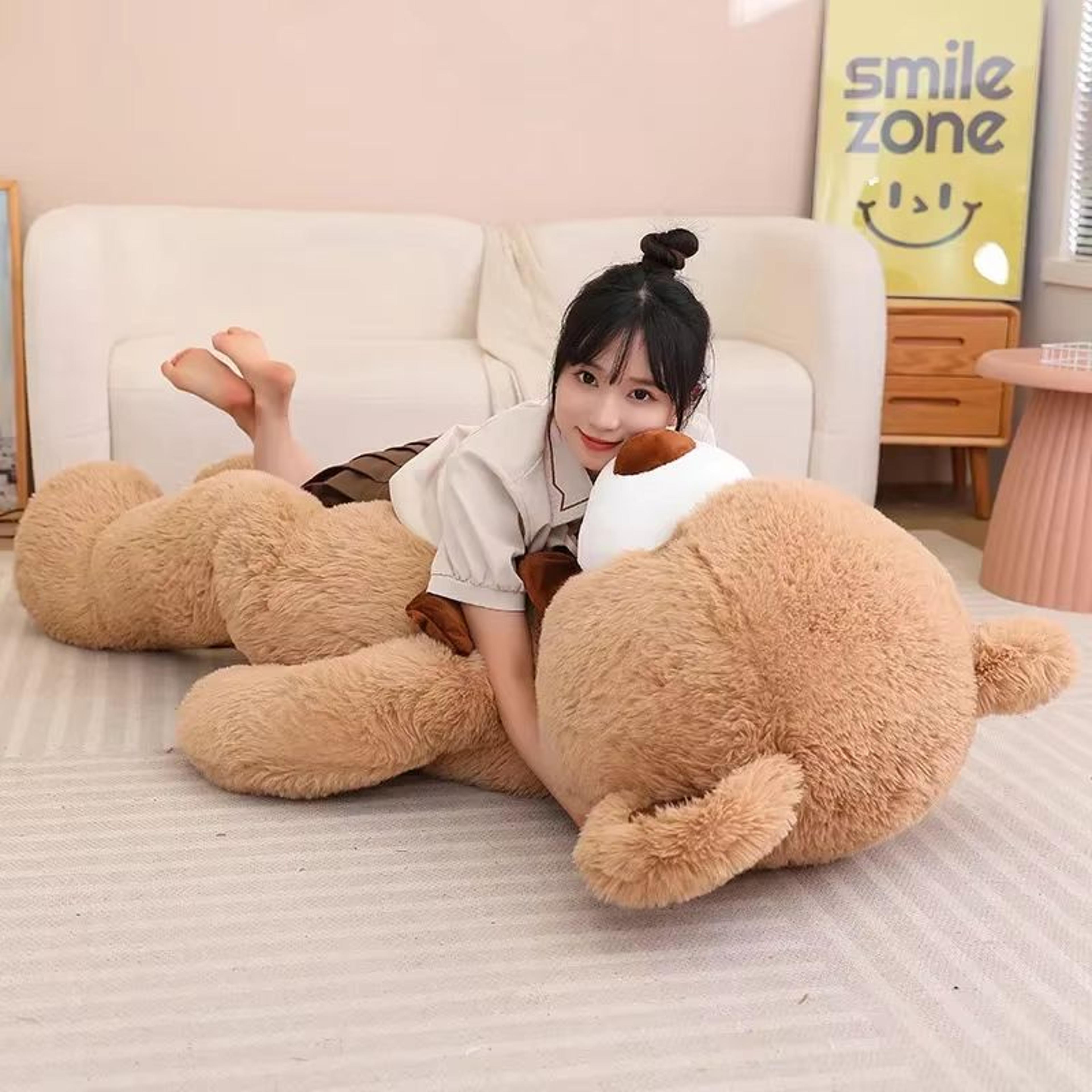 5-color teddy bear with bow teddy bear pillow