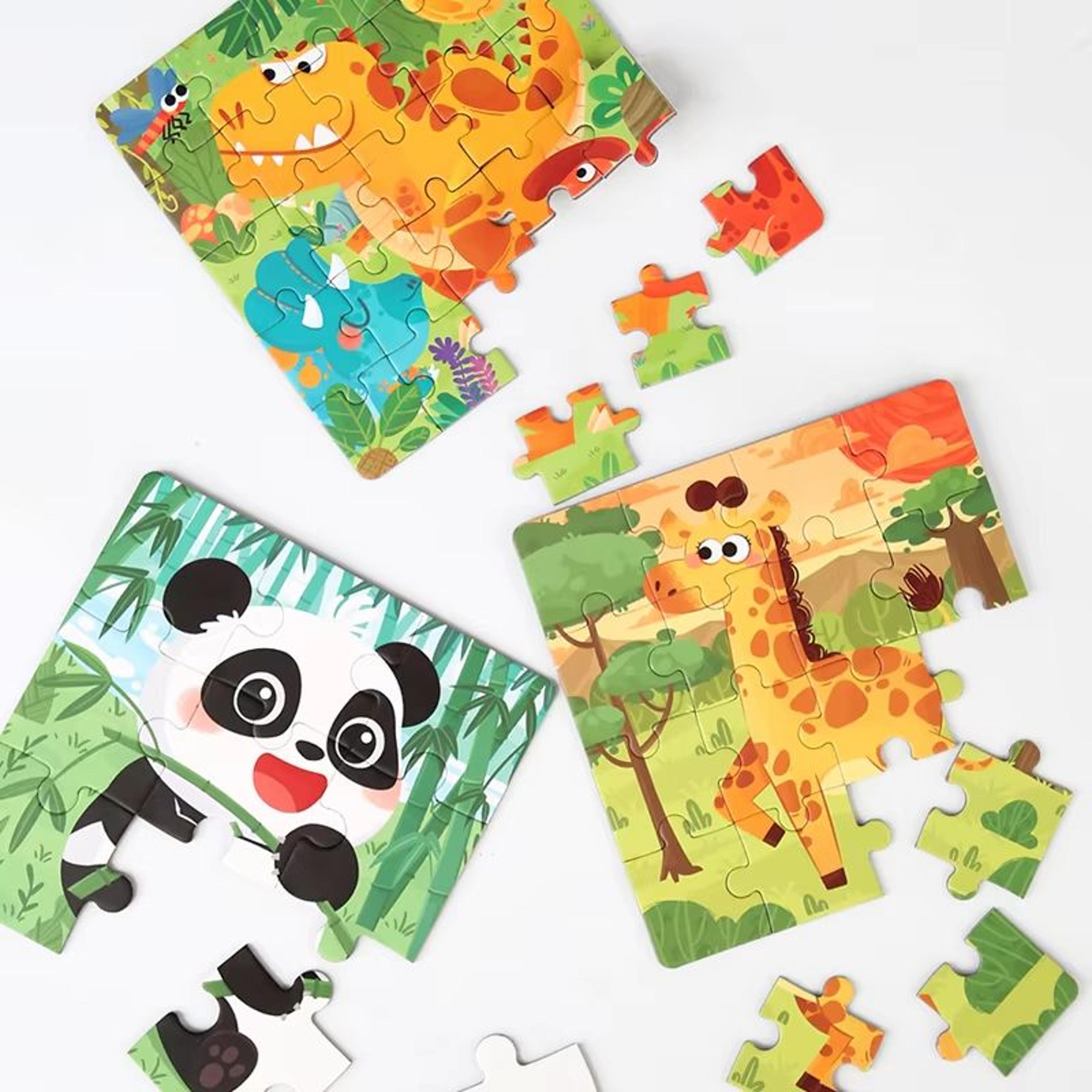magnetic puzzle book for kids montessori animal jigsaw travel toy