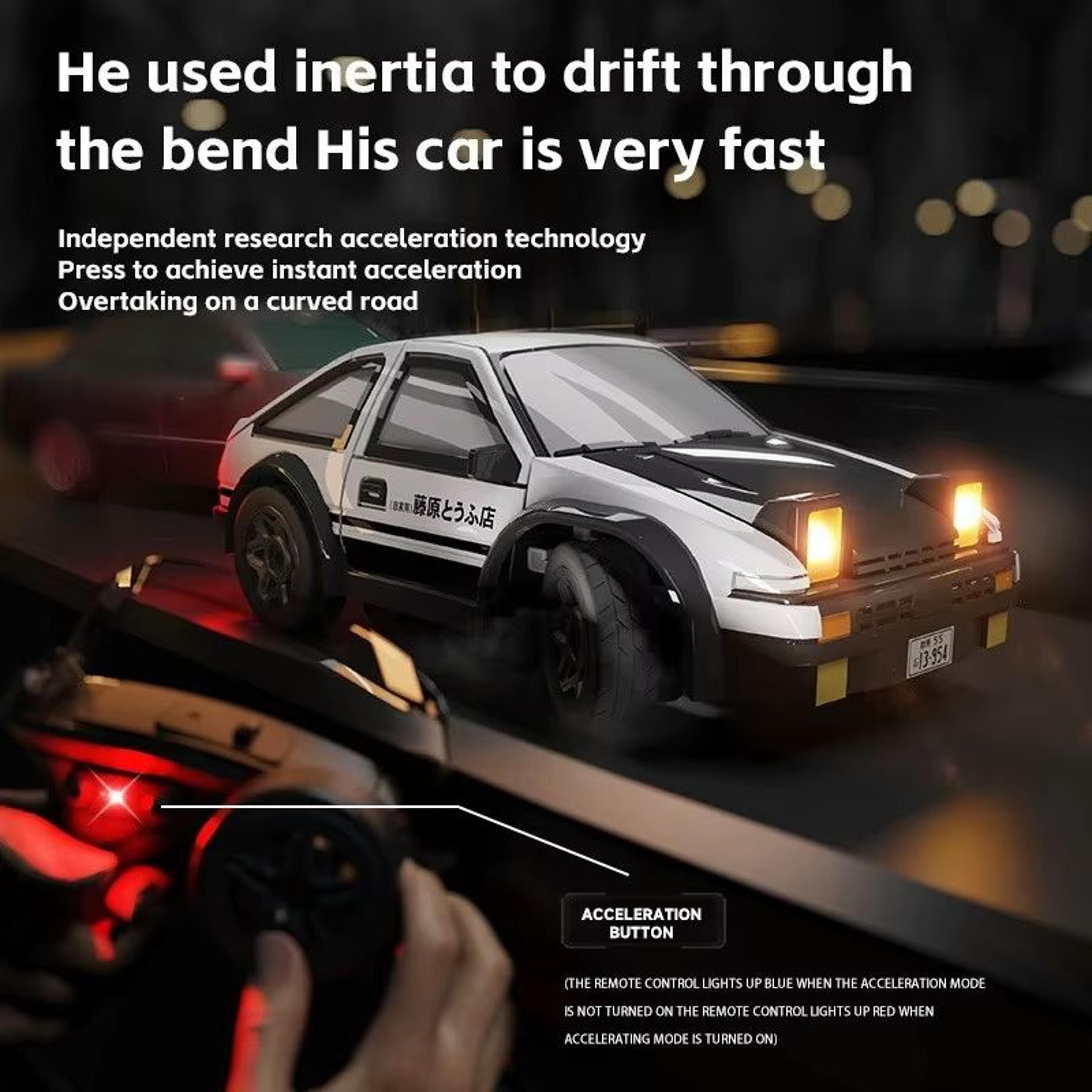 1:64 desktop rc drift car (2.4ghz 4wd mini remote control racer)