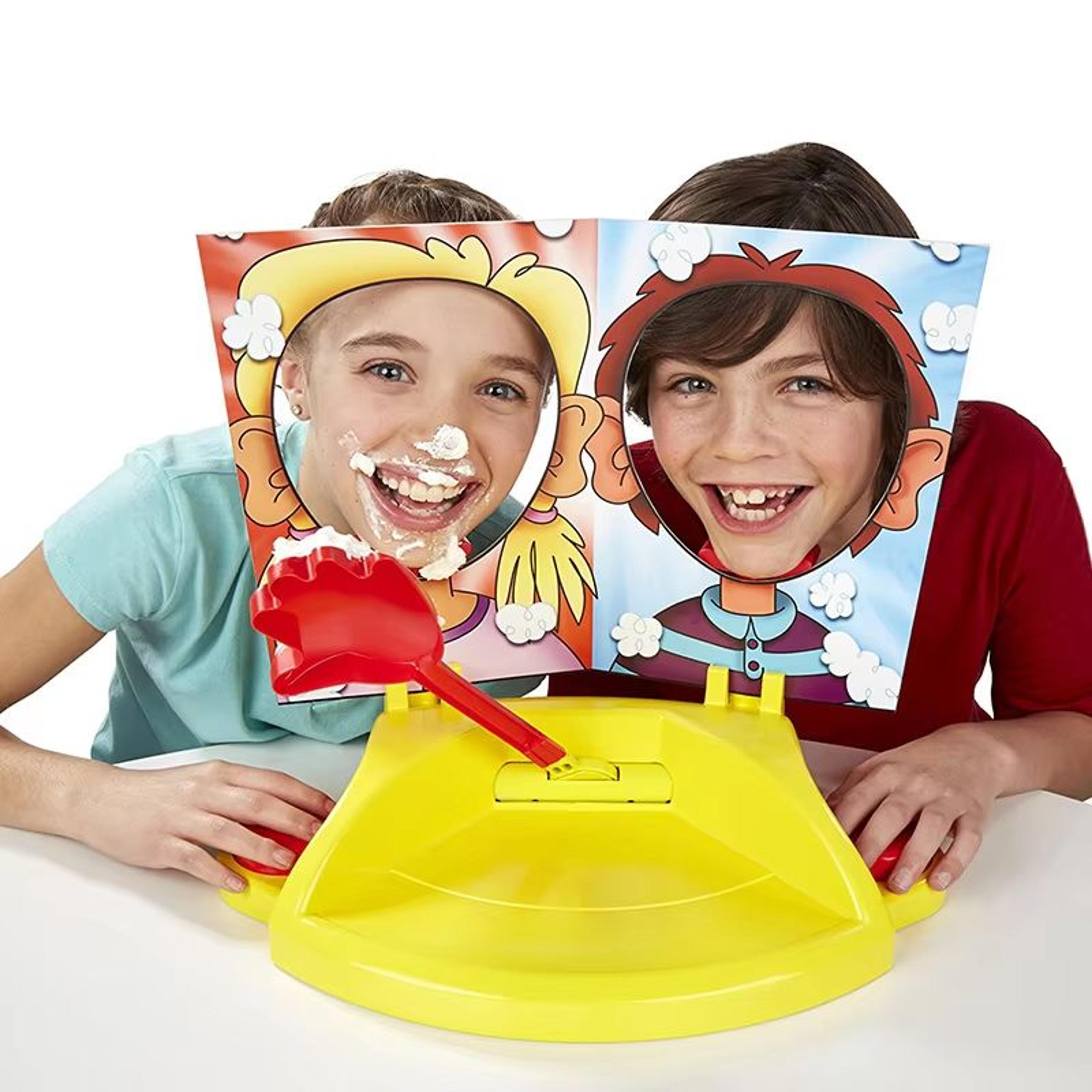 pie face game whipped cream party game for family fun