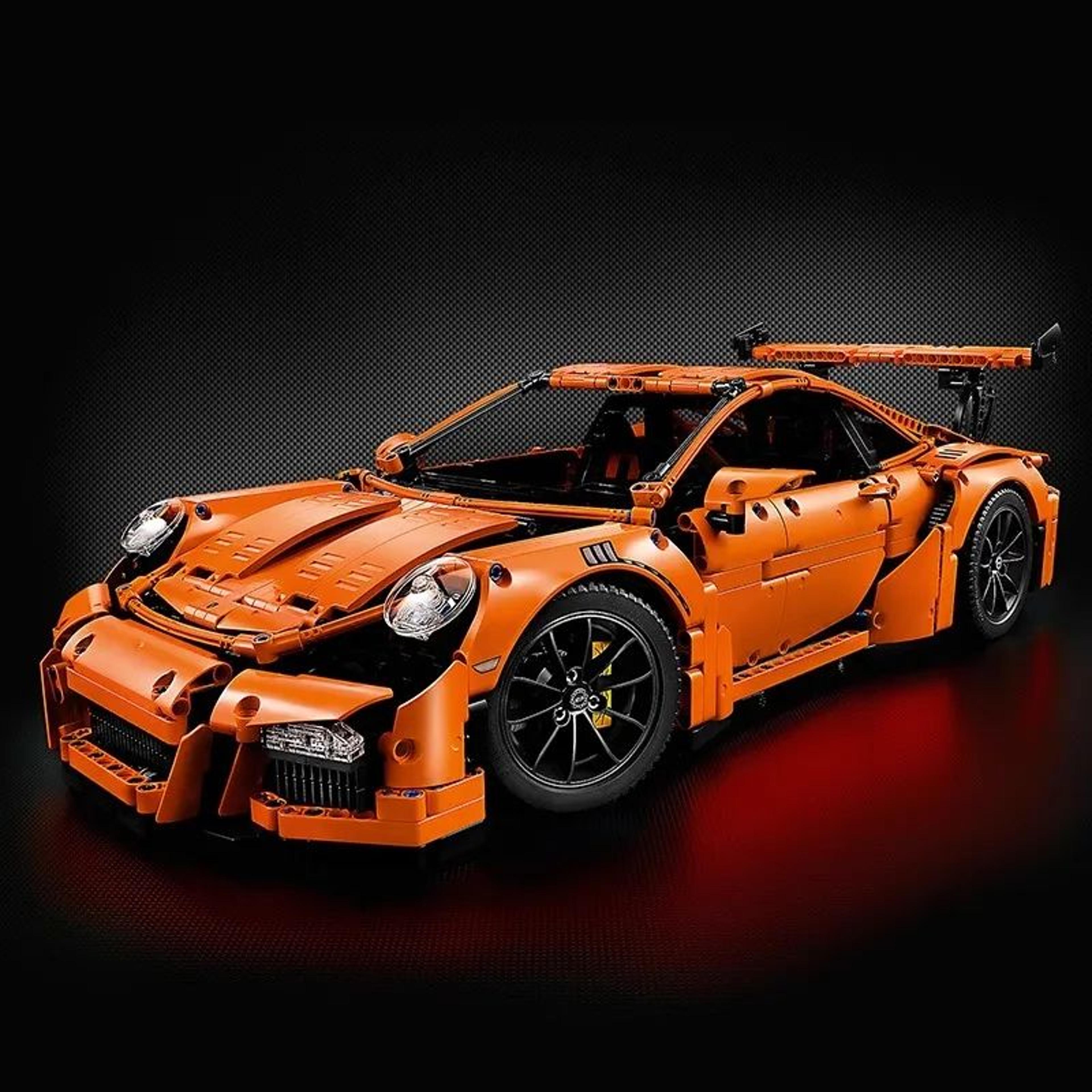 gt3 rs technic car building set – 2704 piece advanced sports car model for kids & teen