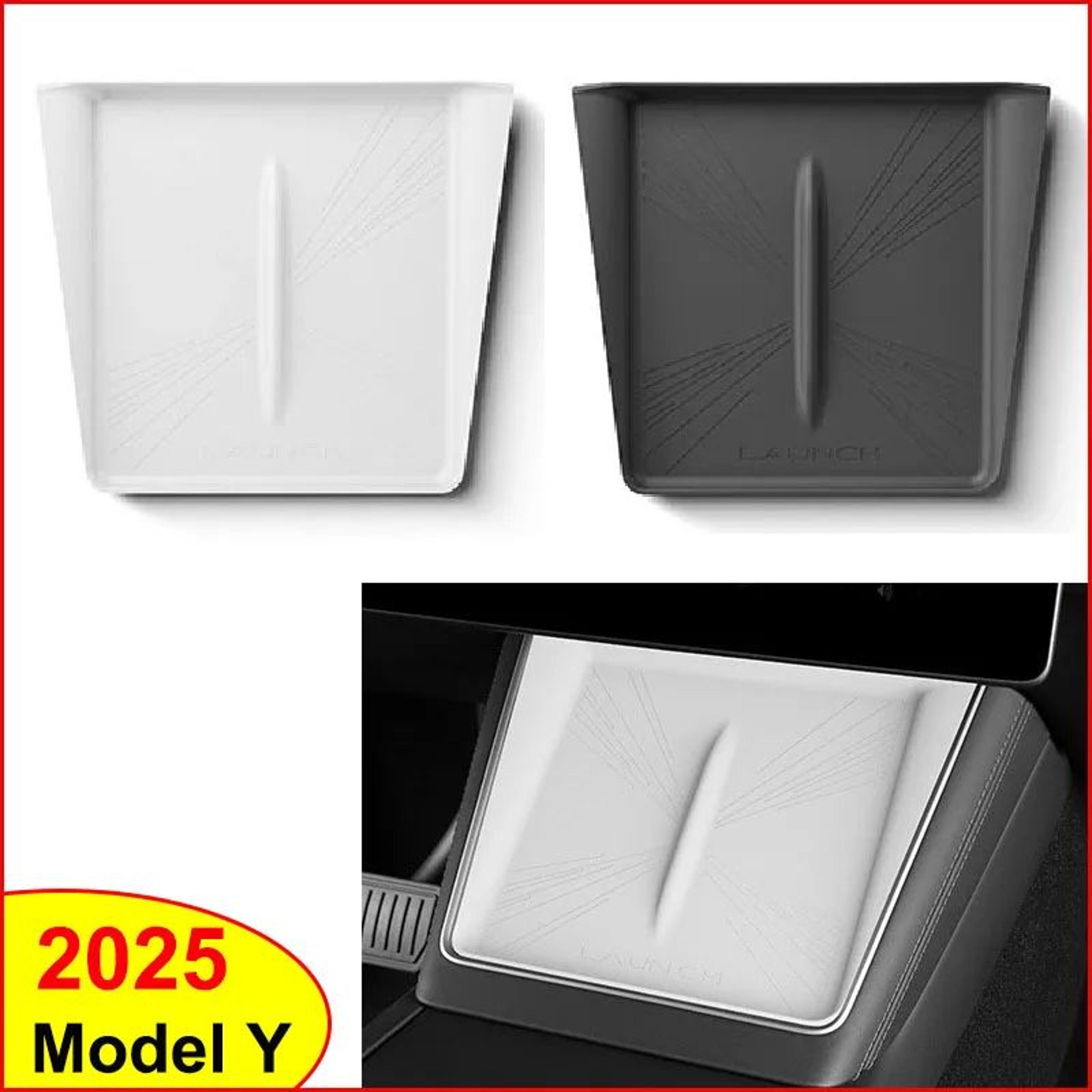 tesla wireless charging pad protector for model y launch 2025 juniper – silicone center console charging mat