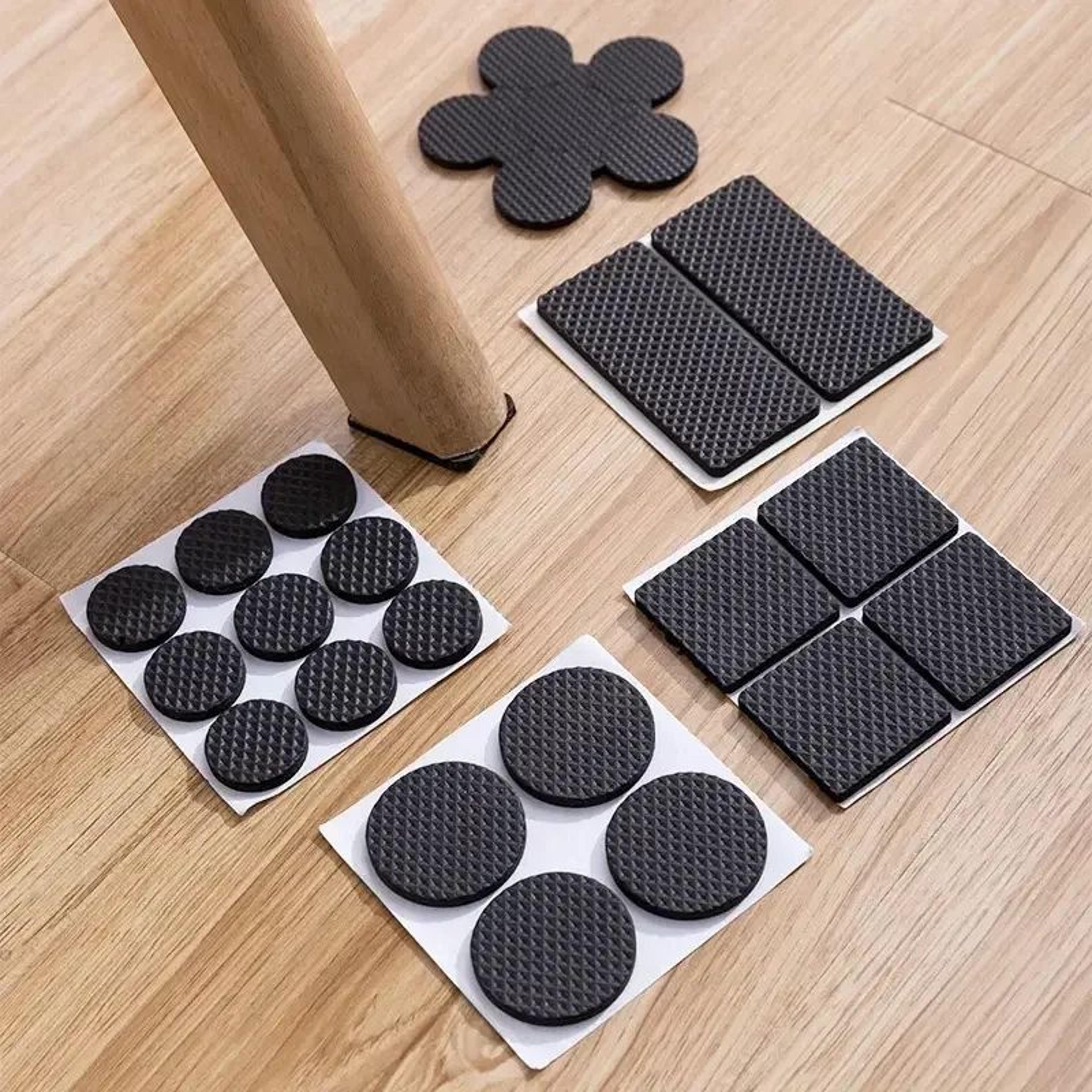 self-adhesive furniture foot protection pads – anti-slip chair leg floor protectors for scratch-free floors