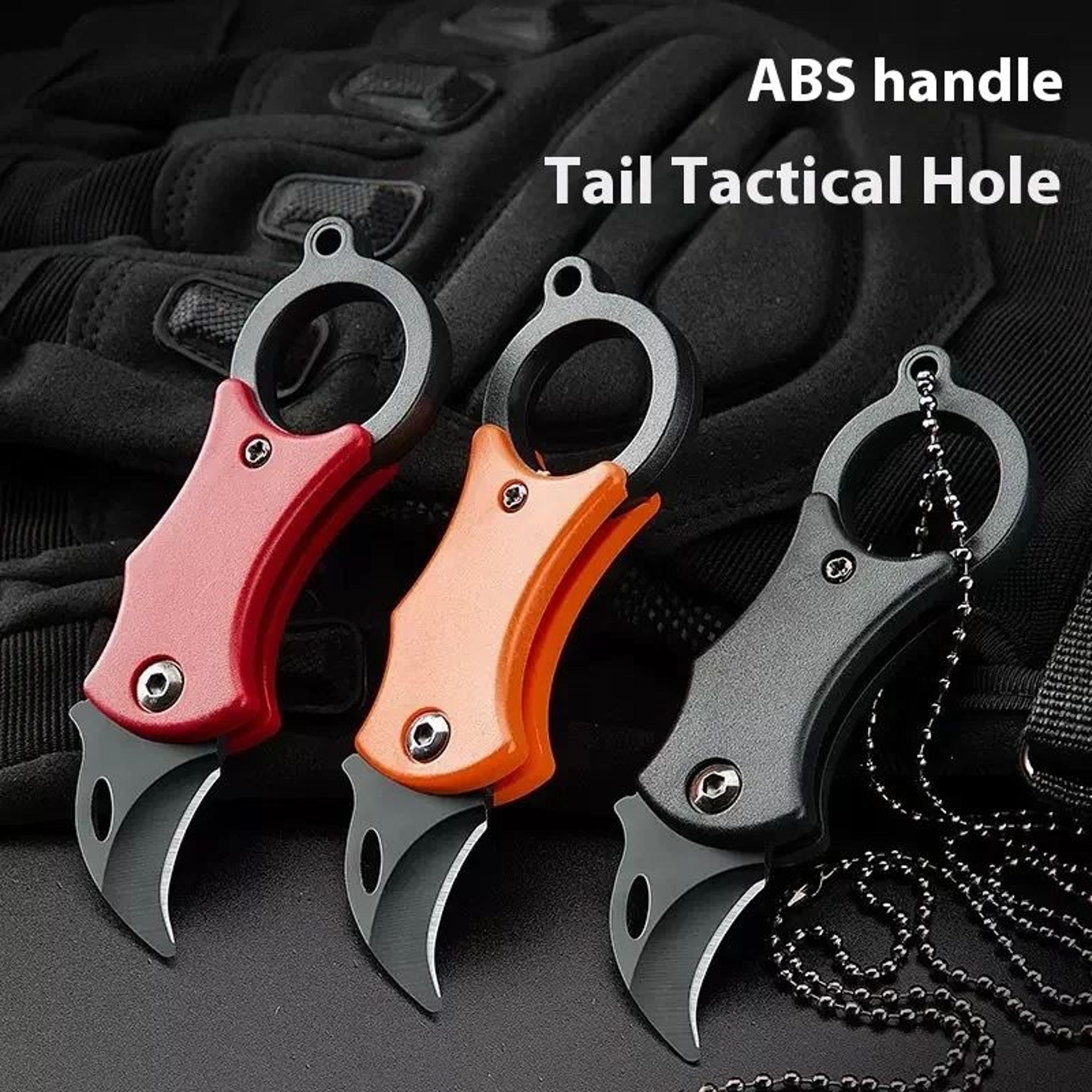 mini keychain pocket knife – stainless steel edc tool for camping & everyday carry