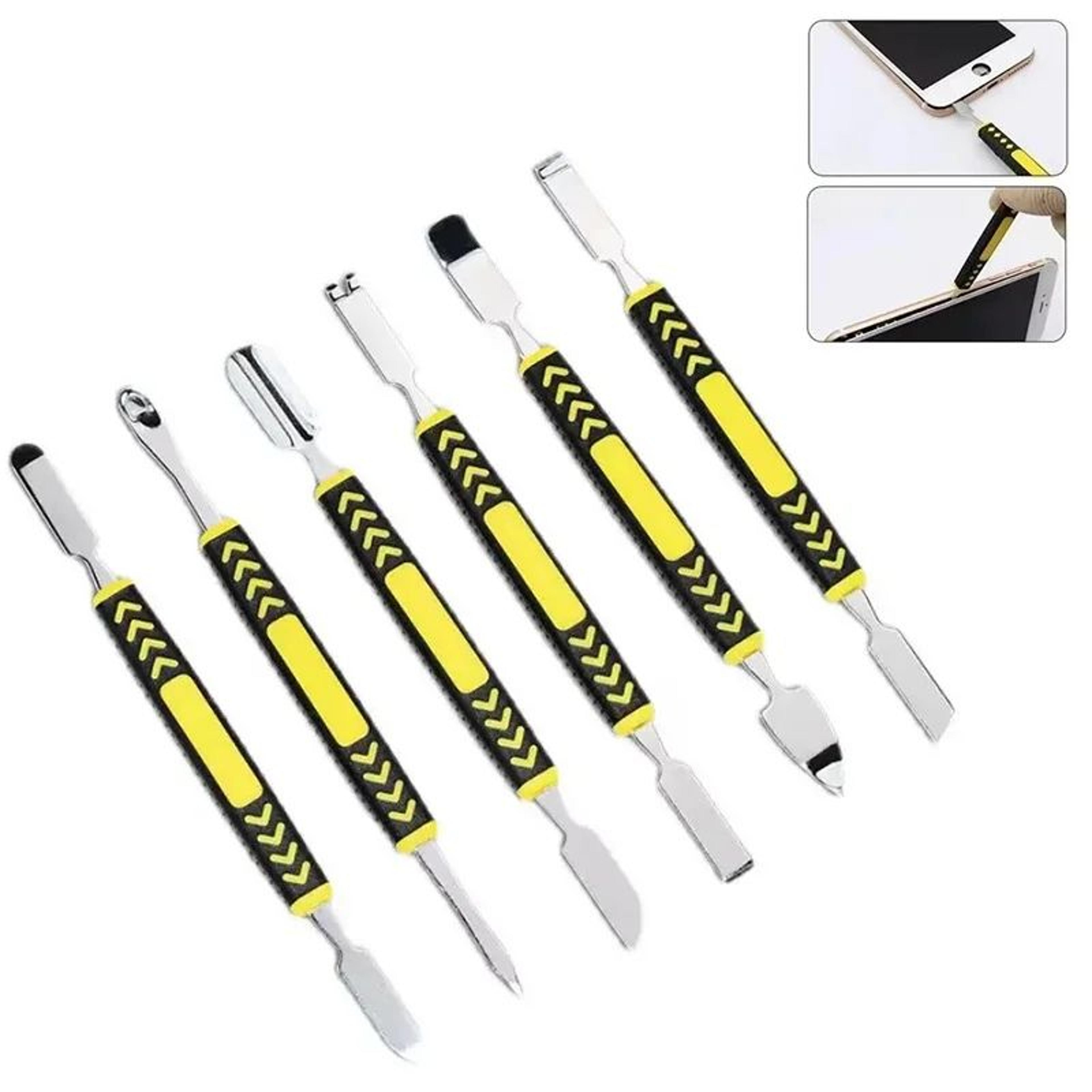 metal mini crowbar set – double-headed pry bar tools for precision disassembly
