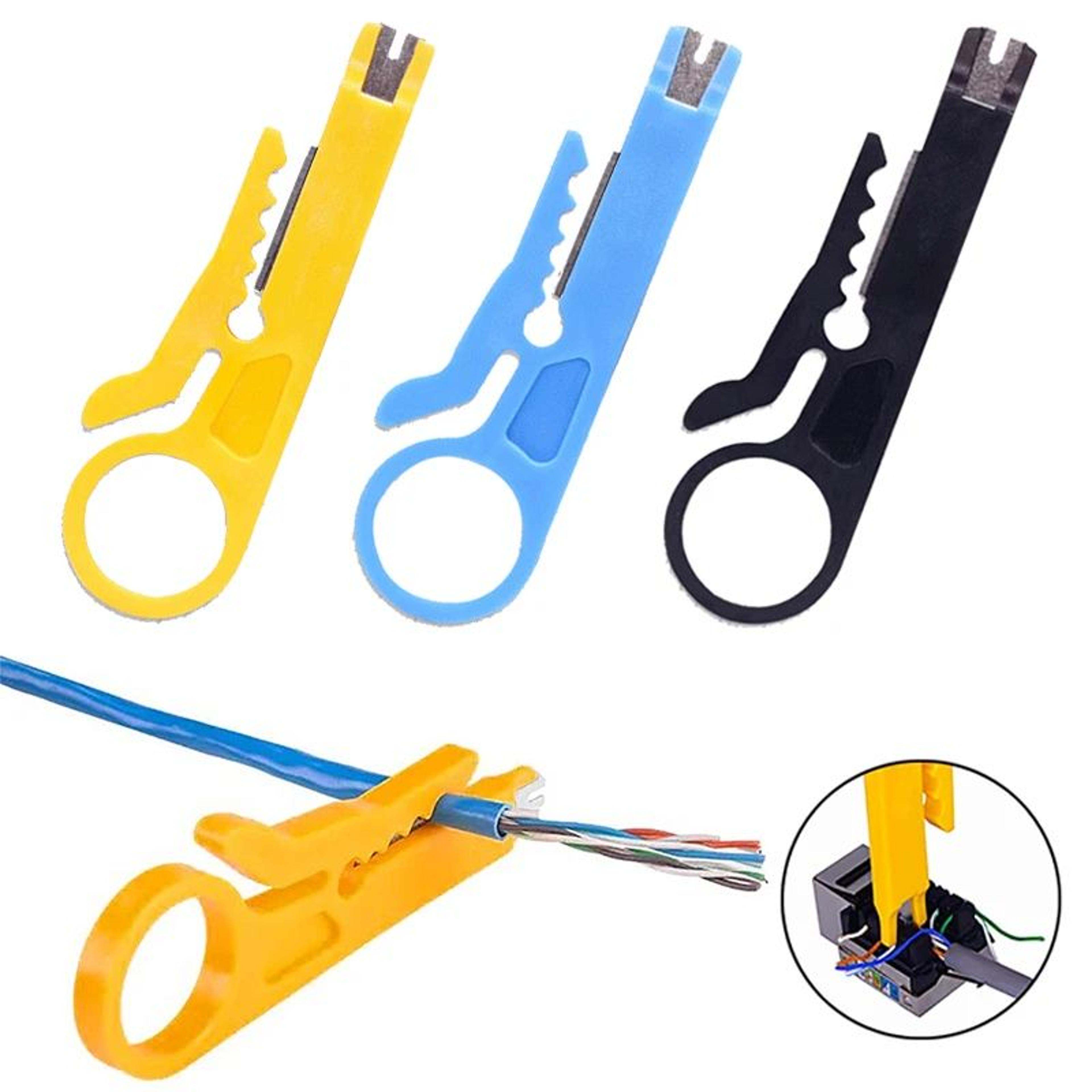 multifunction wire stripping & crimping tool – portable cable cutter for electrical work