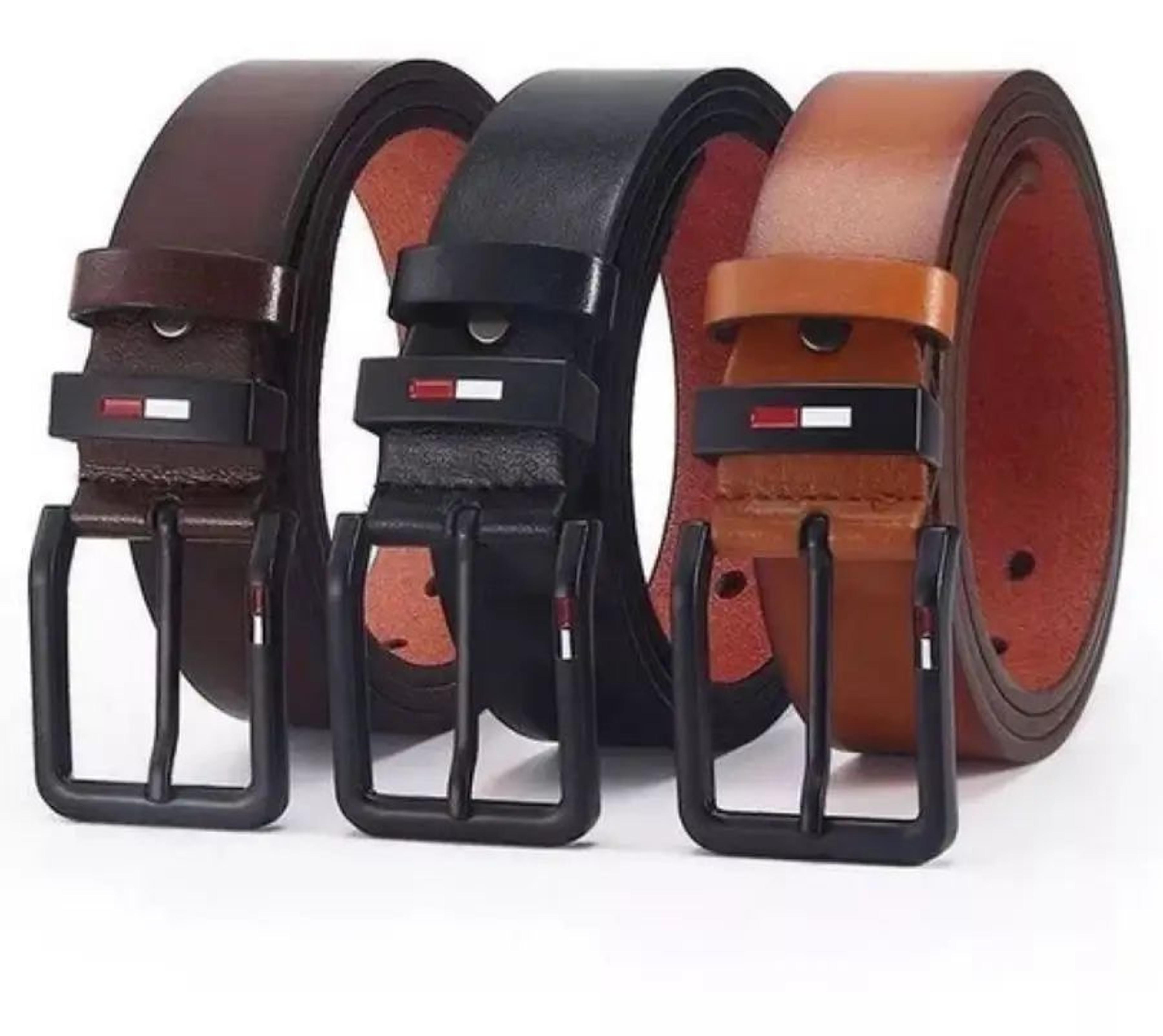 men pu leather pin buckle belt – classic men pu leather belt for business & casual style