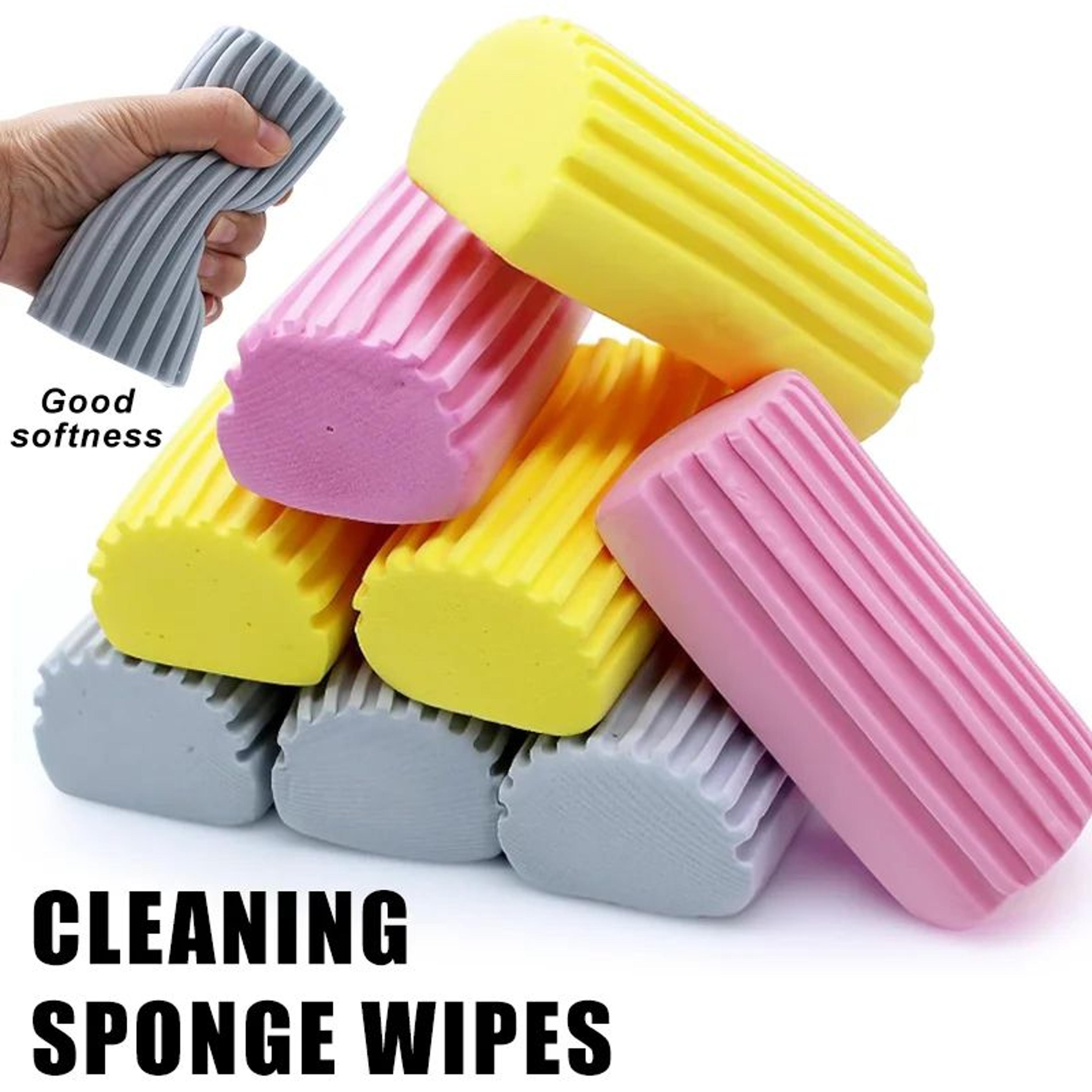 magic dust cleaning sponge – reusable pva damp cleaning duster for blinds, glass & vents