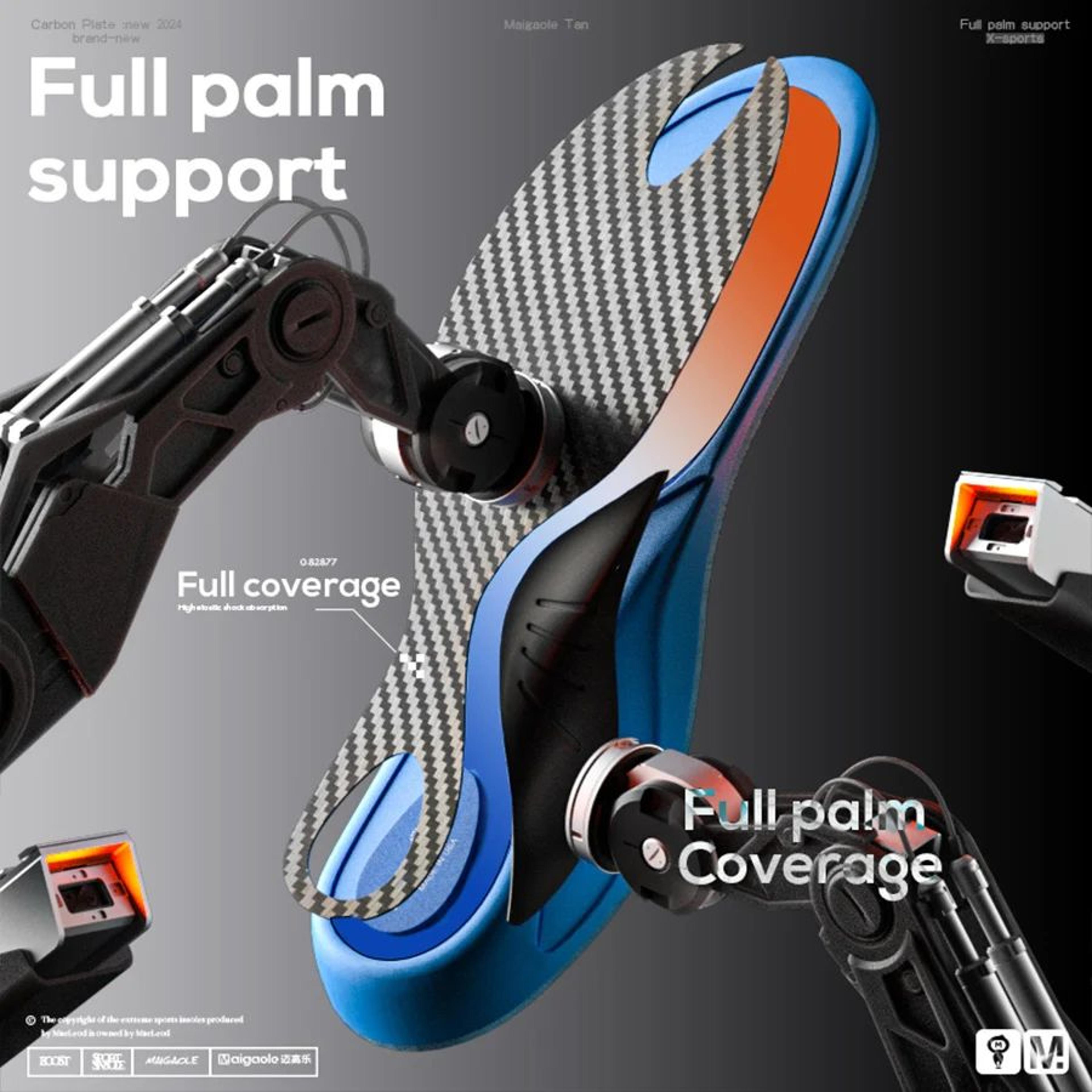 mcgola carbonboost pro basketball insoles – carbon plate insoles with arch support & rebound