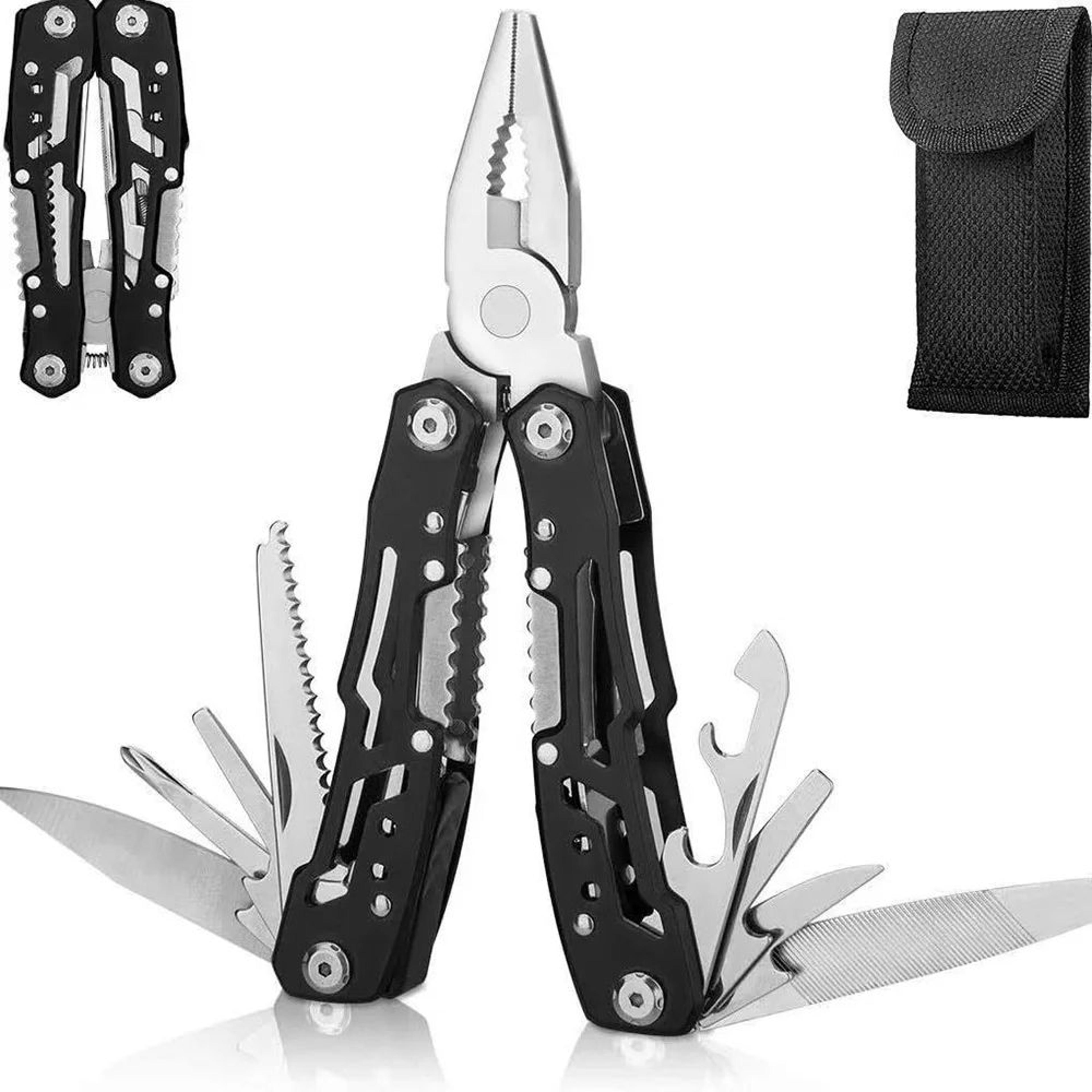 pocket mini multitool pliers – folding precision tool with knife & screwdriver