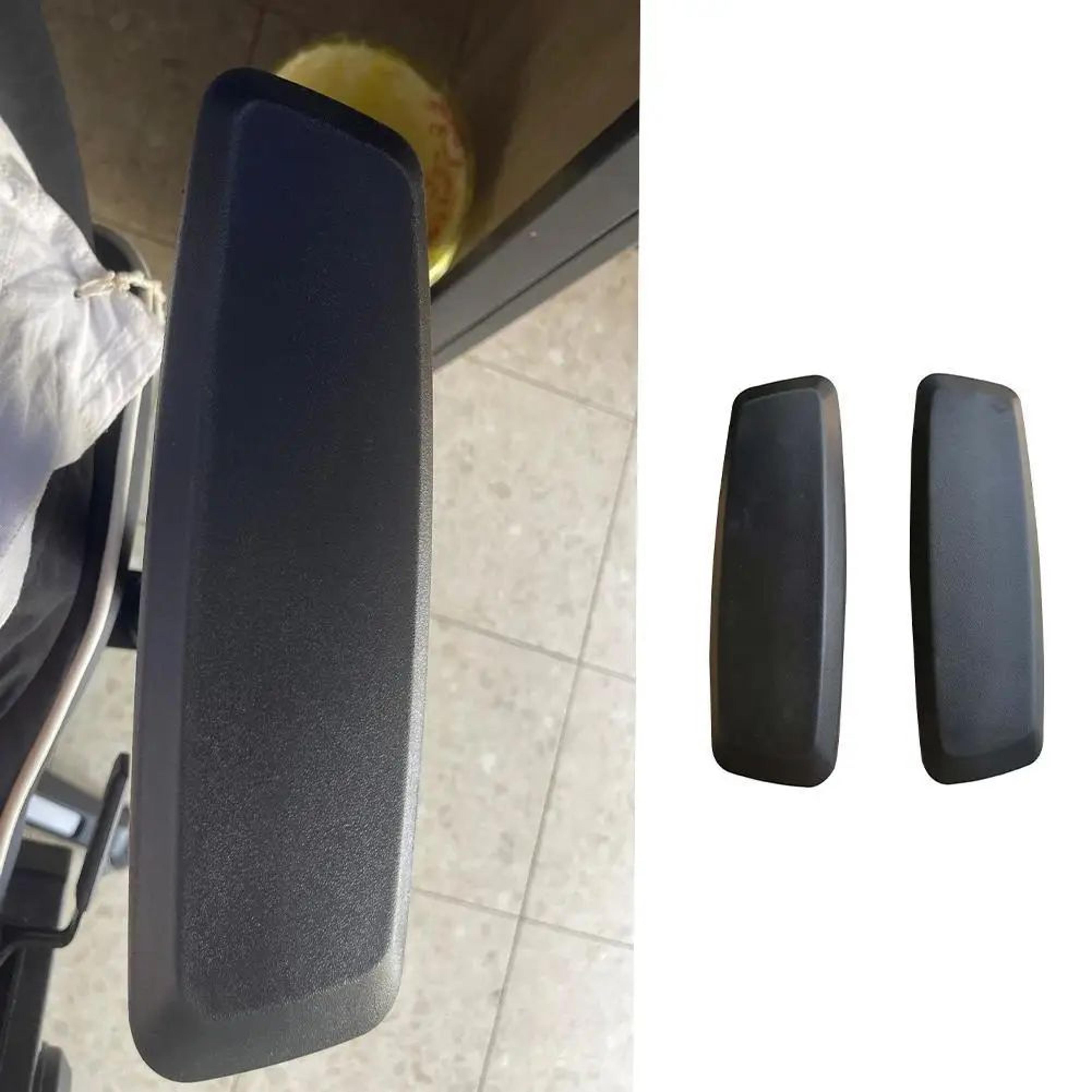 comfort-fit office chair armrest pads - durable chair armrest replacement set with screws