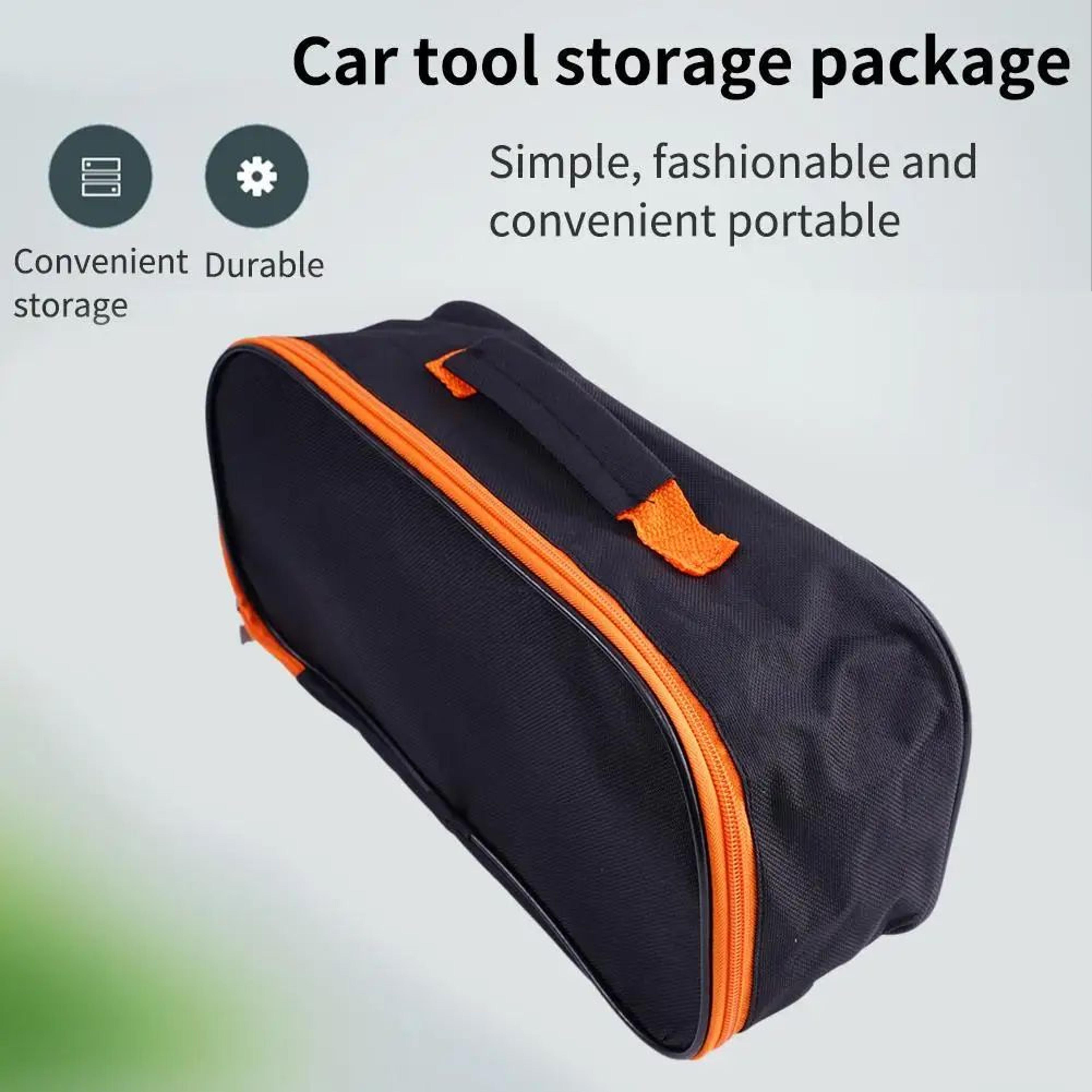 gearmate portable tool storage bag - durable oxford cloth tool bag for car & home organization