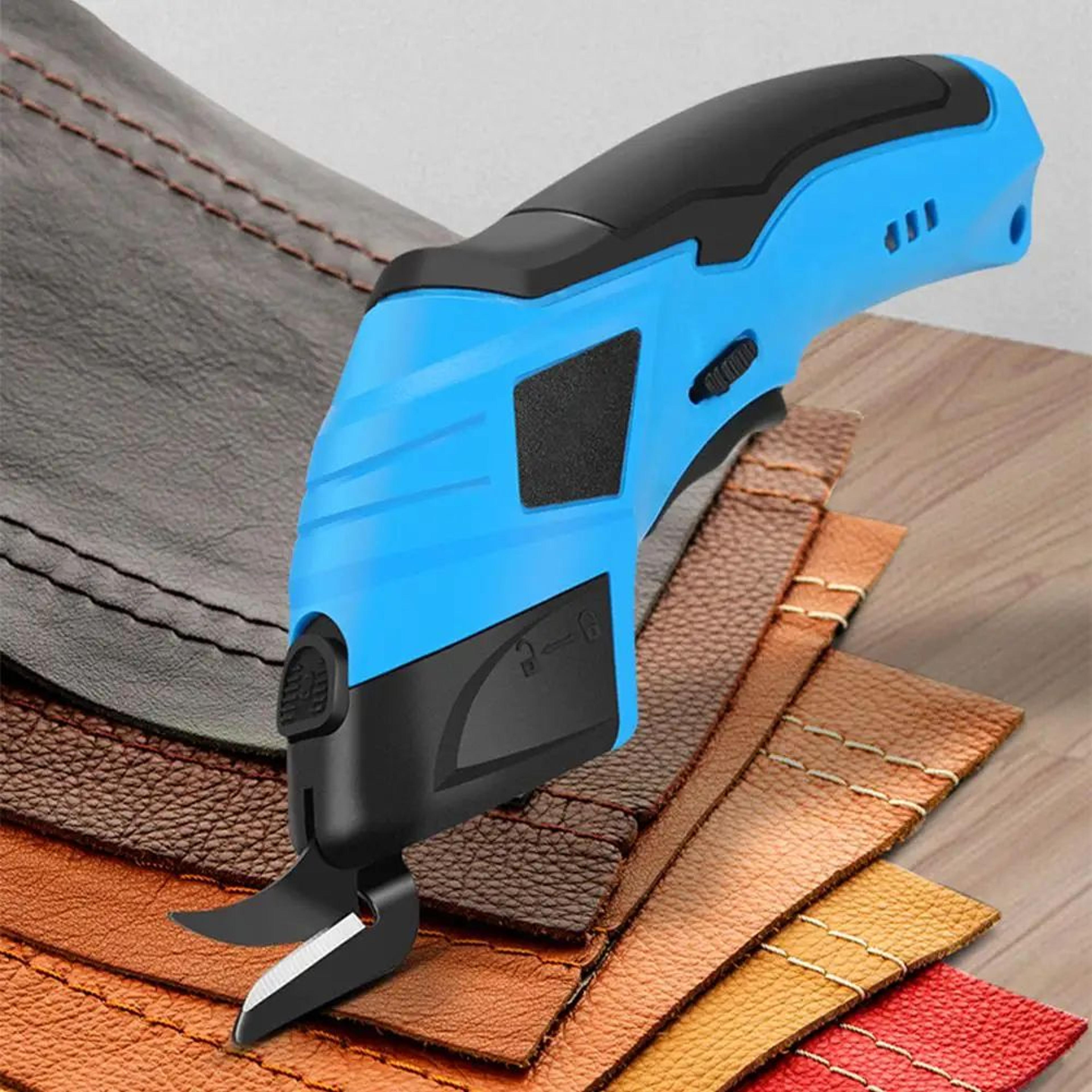 swiftcut cordless electric fabric scissors - rechargeable tailor cutting tool for sewing