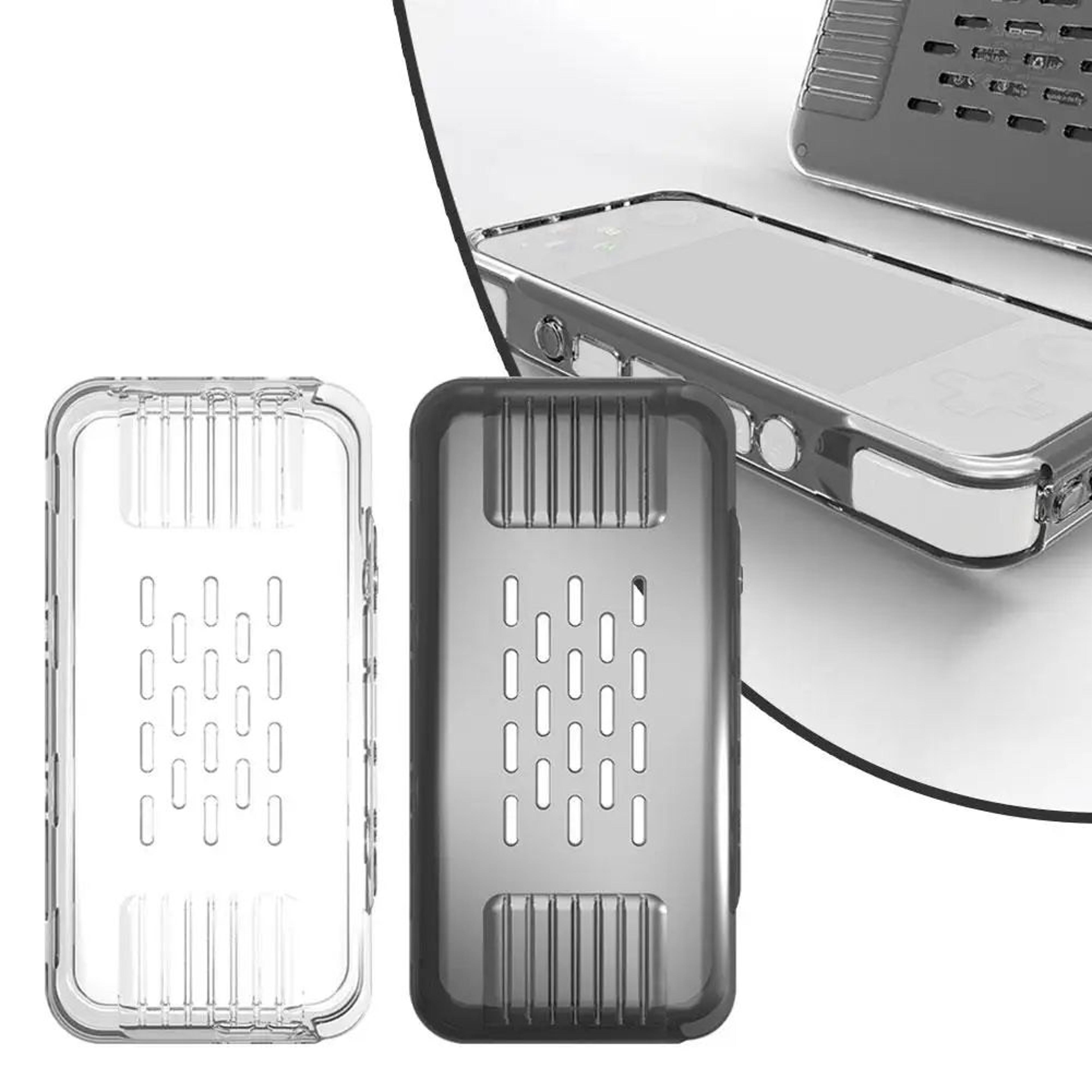 shieldpro protective case for anbernic rg35xx h - portable hard cover for handheld game console