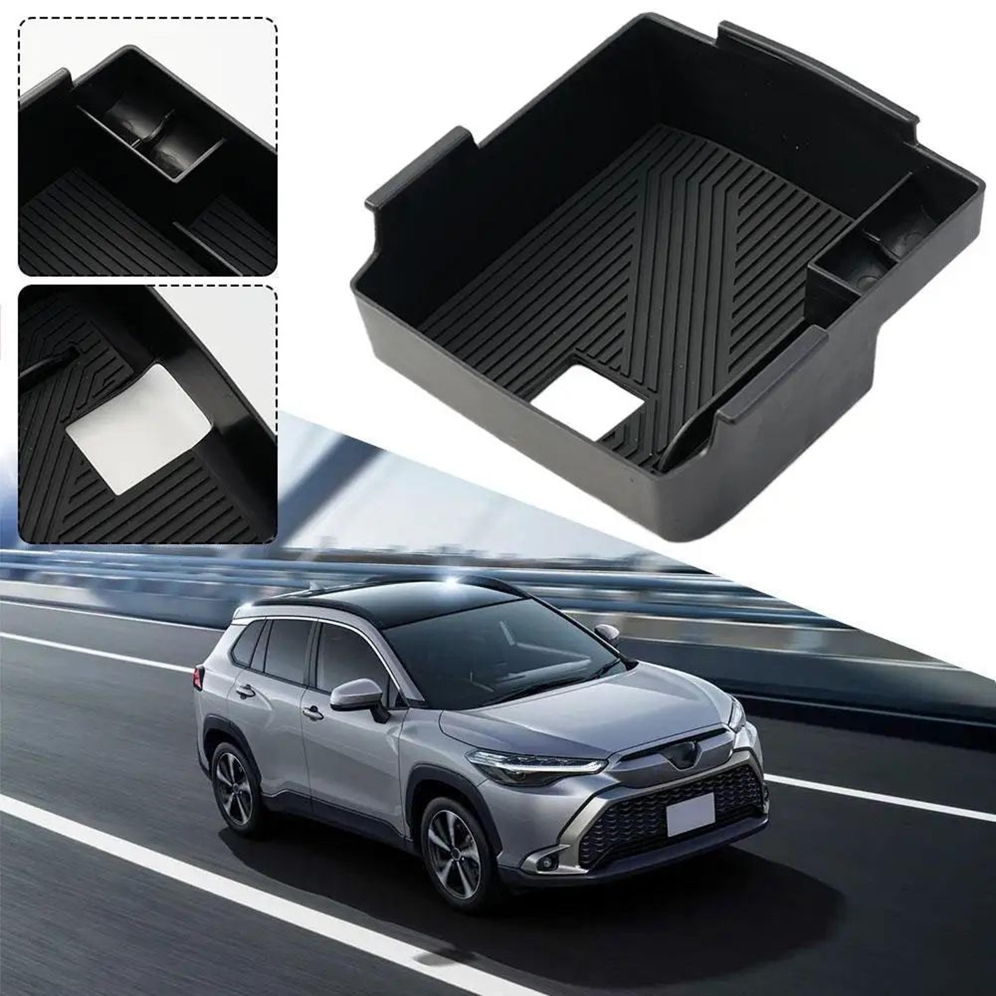 fitguard armrest organizer tray for toyota corolla cross - center console storage box insert (2021–2024)