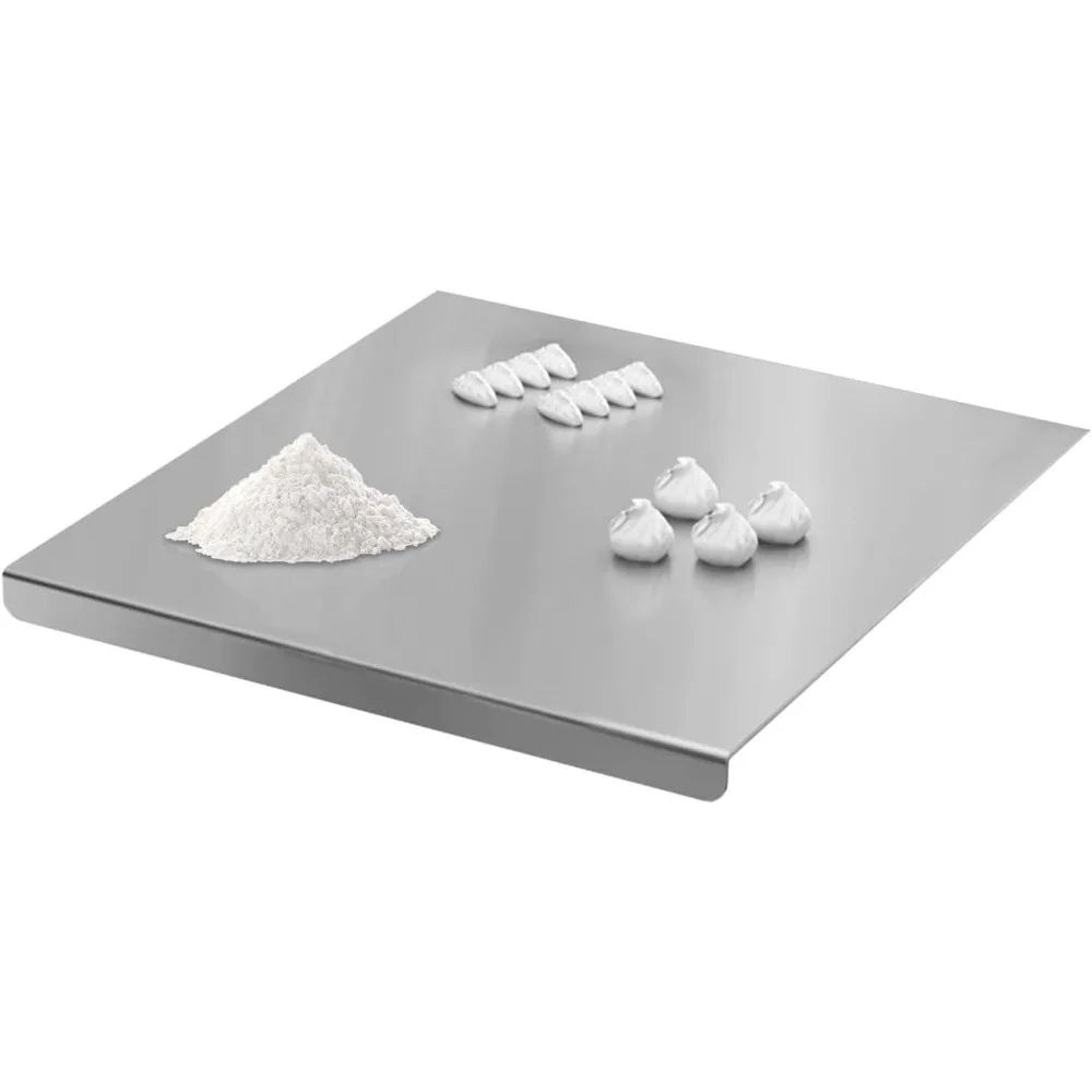 steelprep stainless steel cutting board - antibacterial multi-use kitchen prep surface