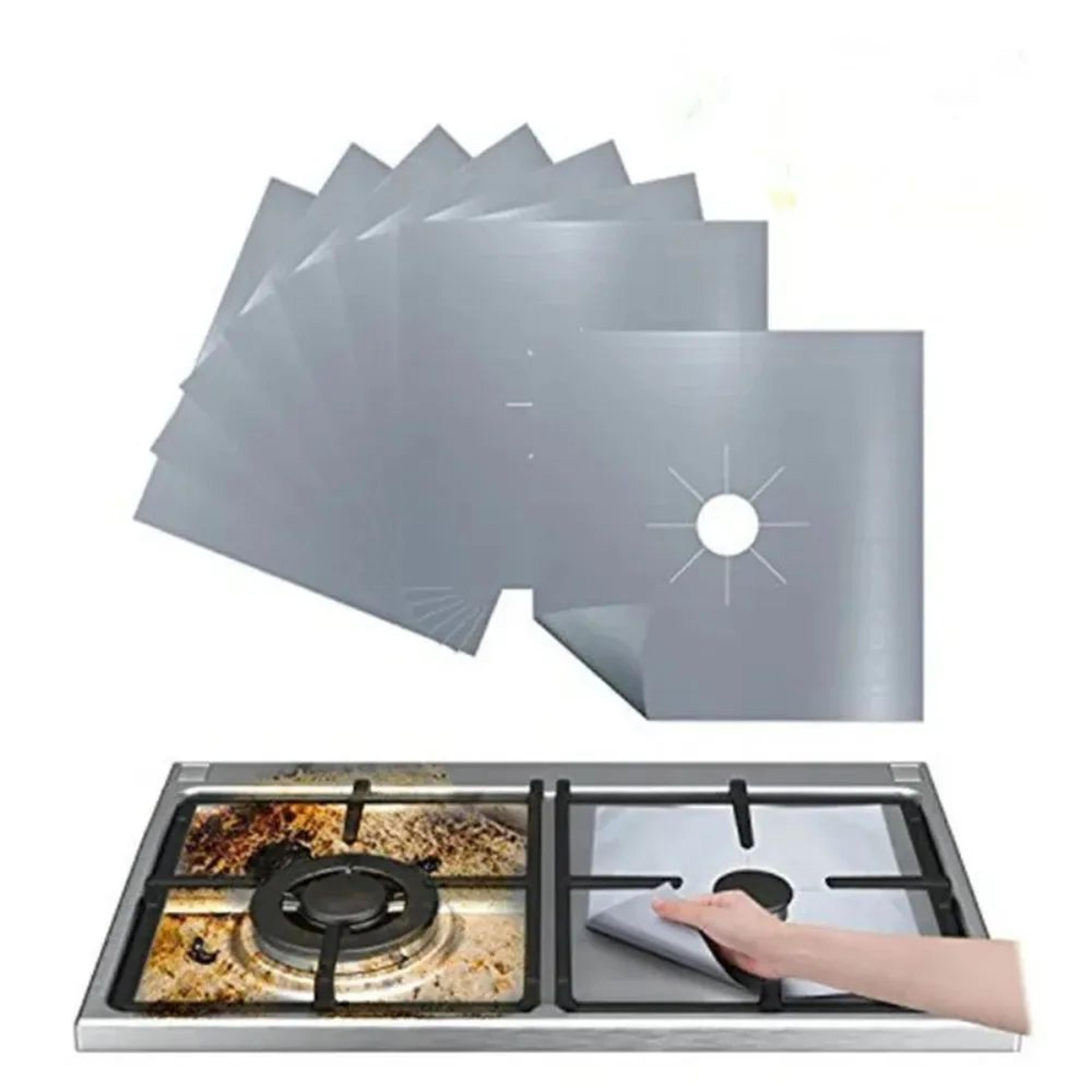 cleanguard gas stove protective mat - oil-proof, easy-clean stove surface cover