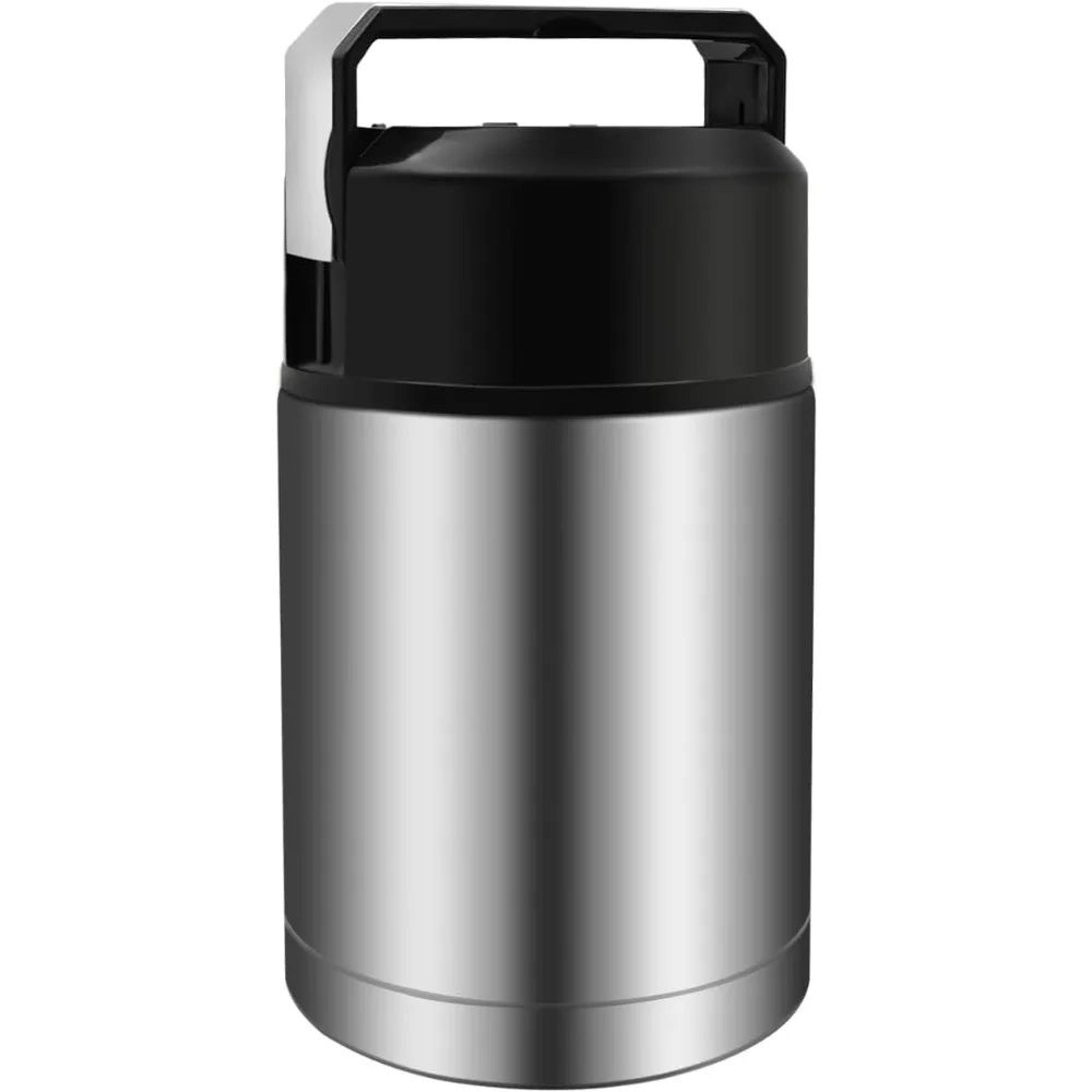 35oz stainless steel soup thermos – vacuum insulated, leak-proof food container for hot & cold meals