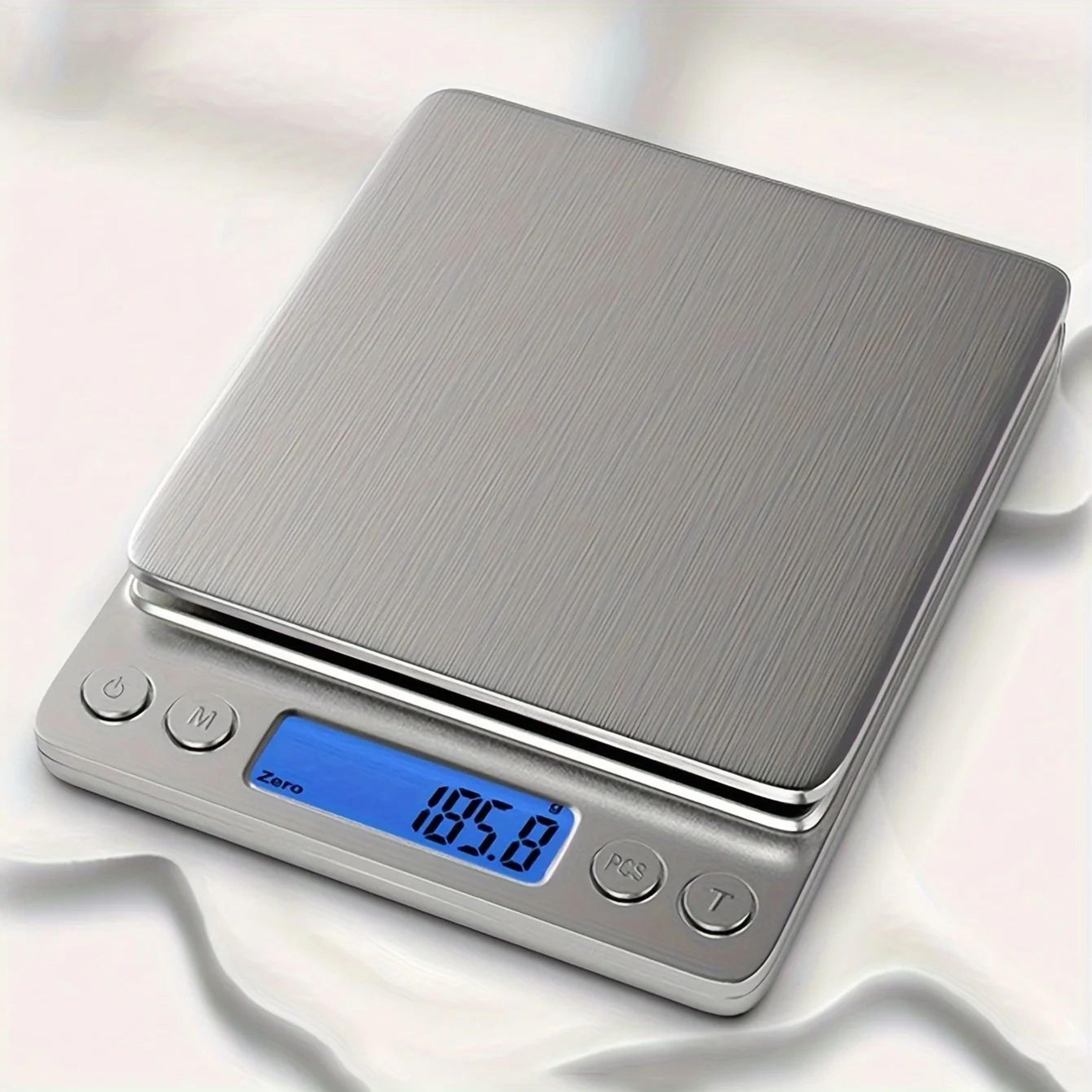 high precision digital kitchen scale – compact food scale in grams & ounces for everyday cooking