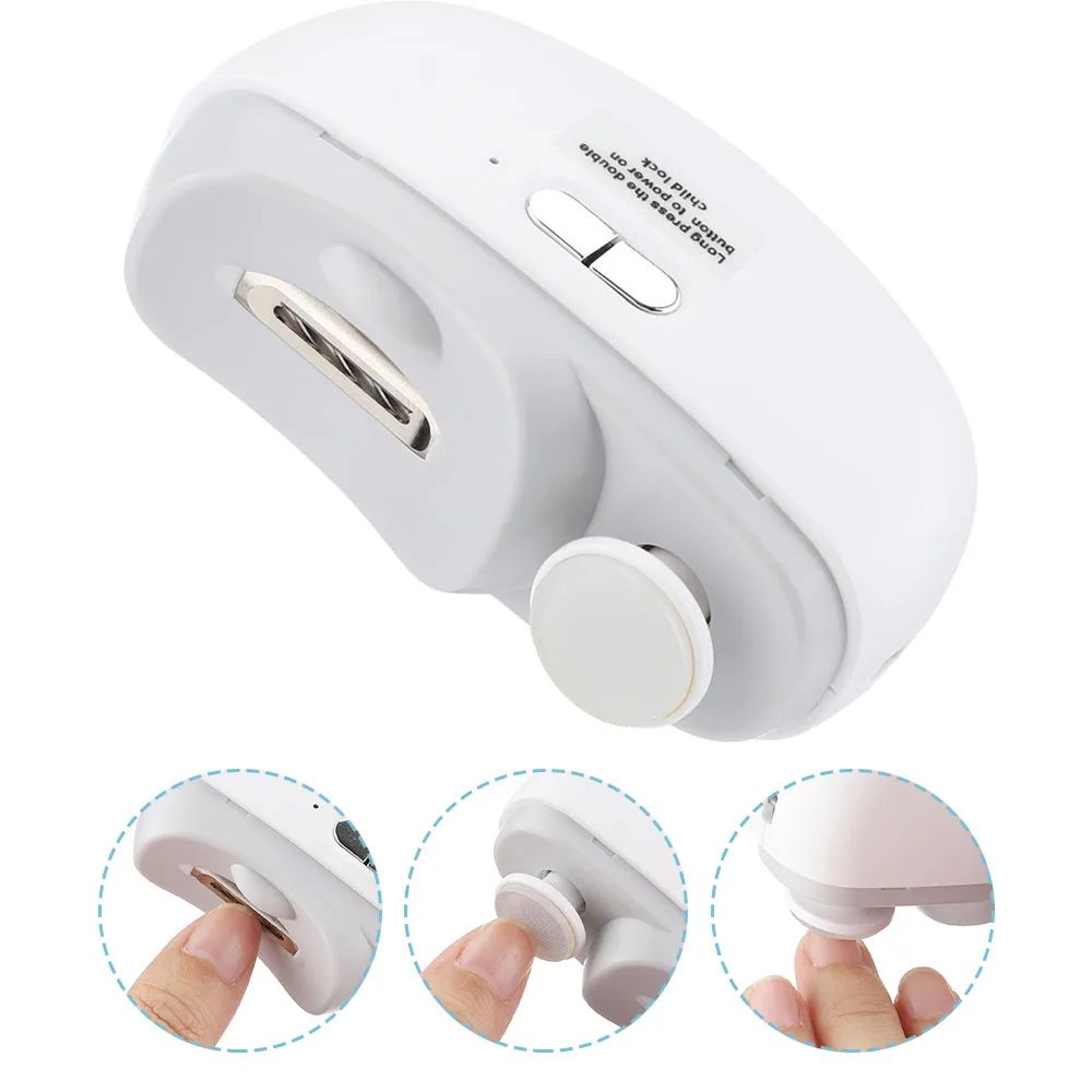 electric nail clippers with led light automatic trimmer for adults and babies