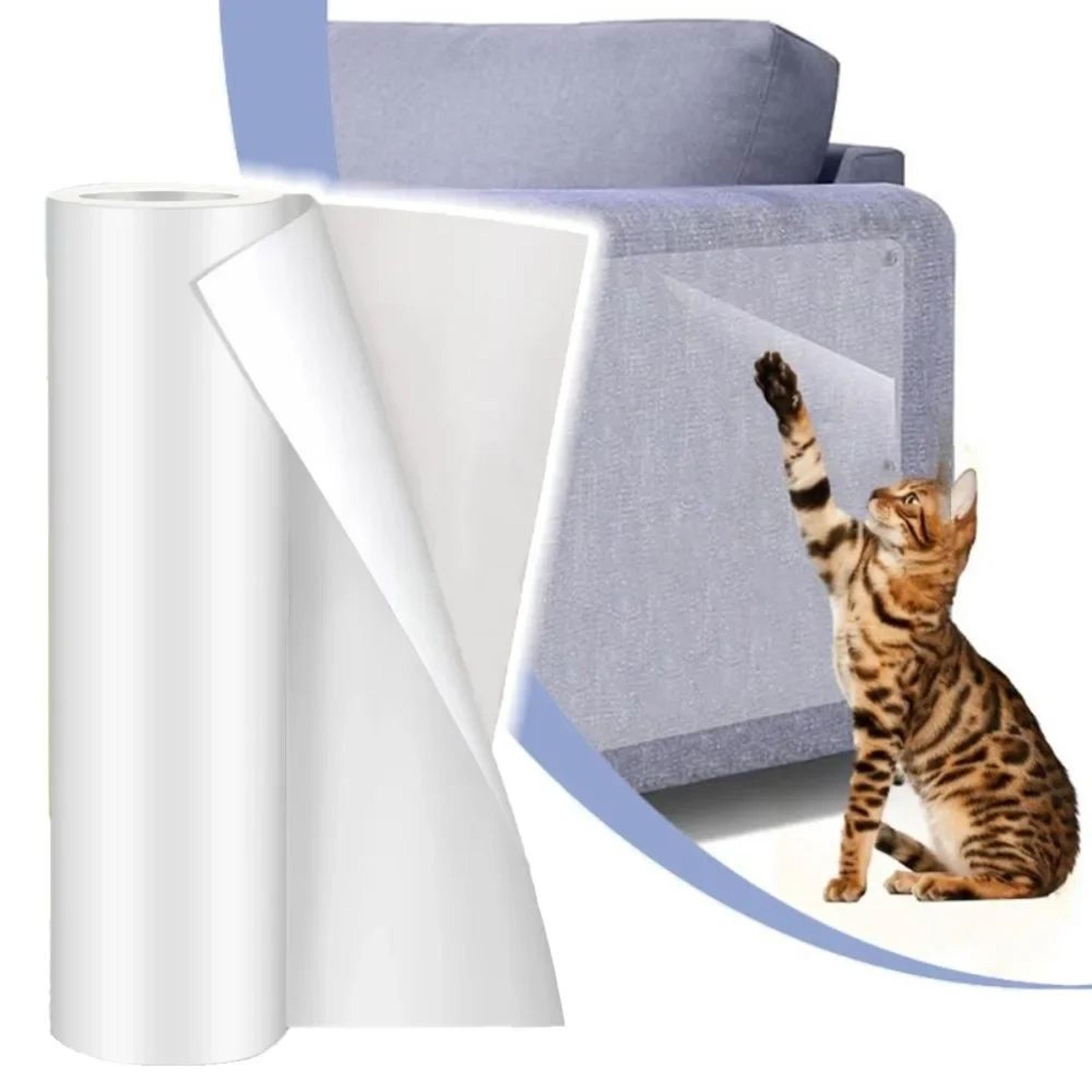 clearguard furniture shield – cat scratching deterrent tape & transparent sofa protector