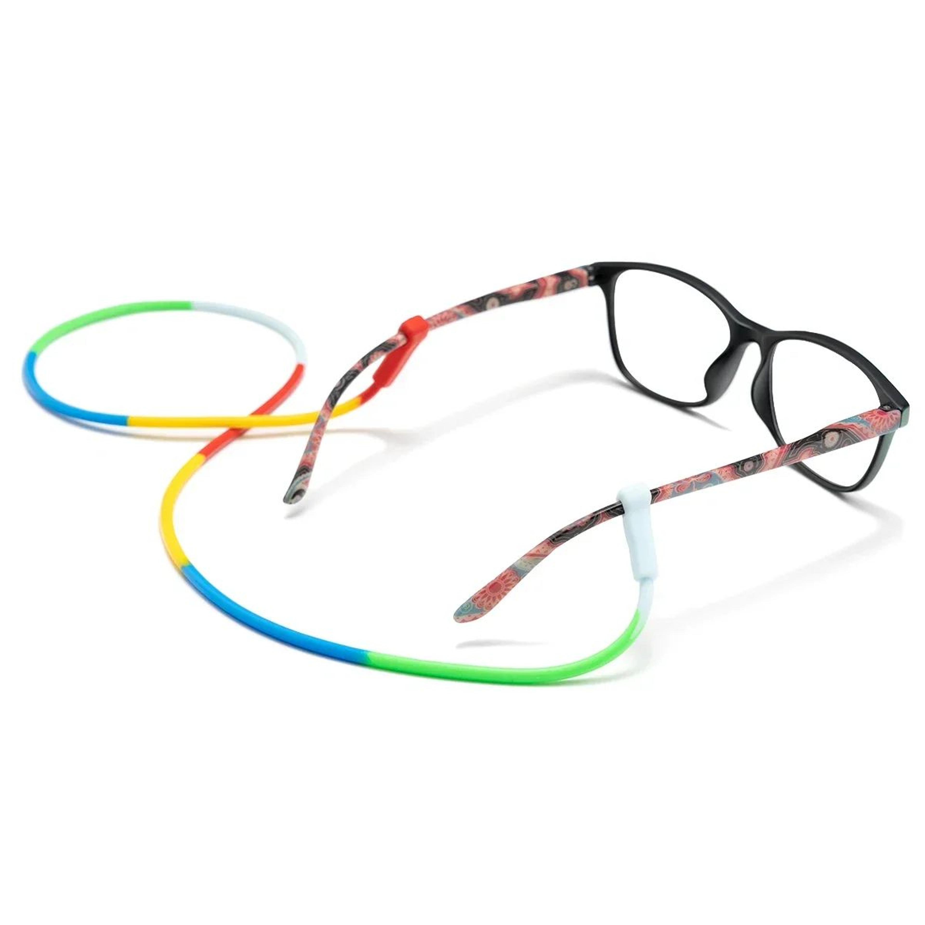 activefit silicone eyeglass retainer strap - flexible silicone eyeglass strap & anti-slip glasses holder