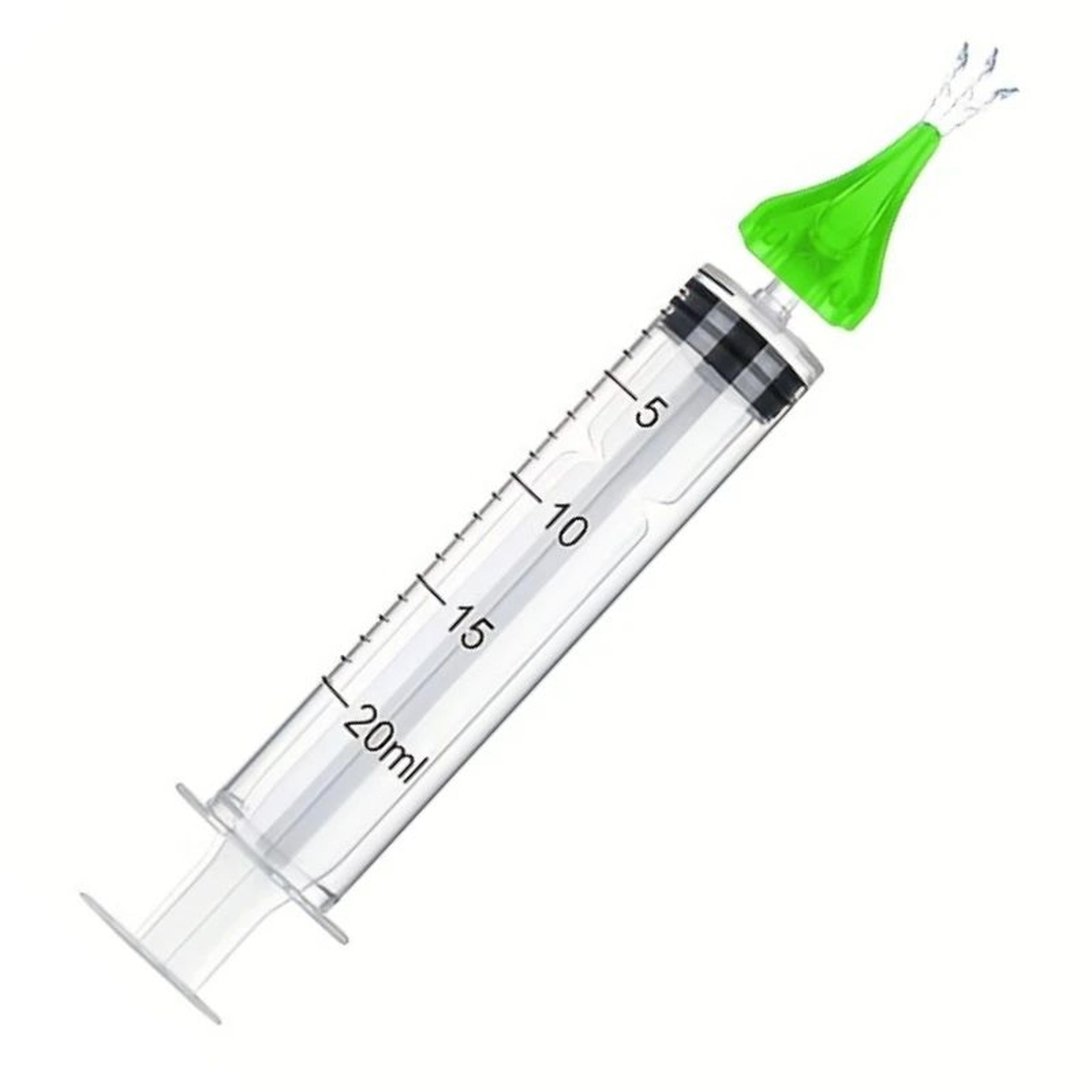 clearflow ear cleaning syringe kit - 20ml ear wax removal tool for gentle home care