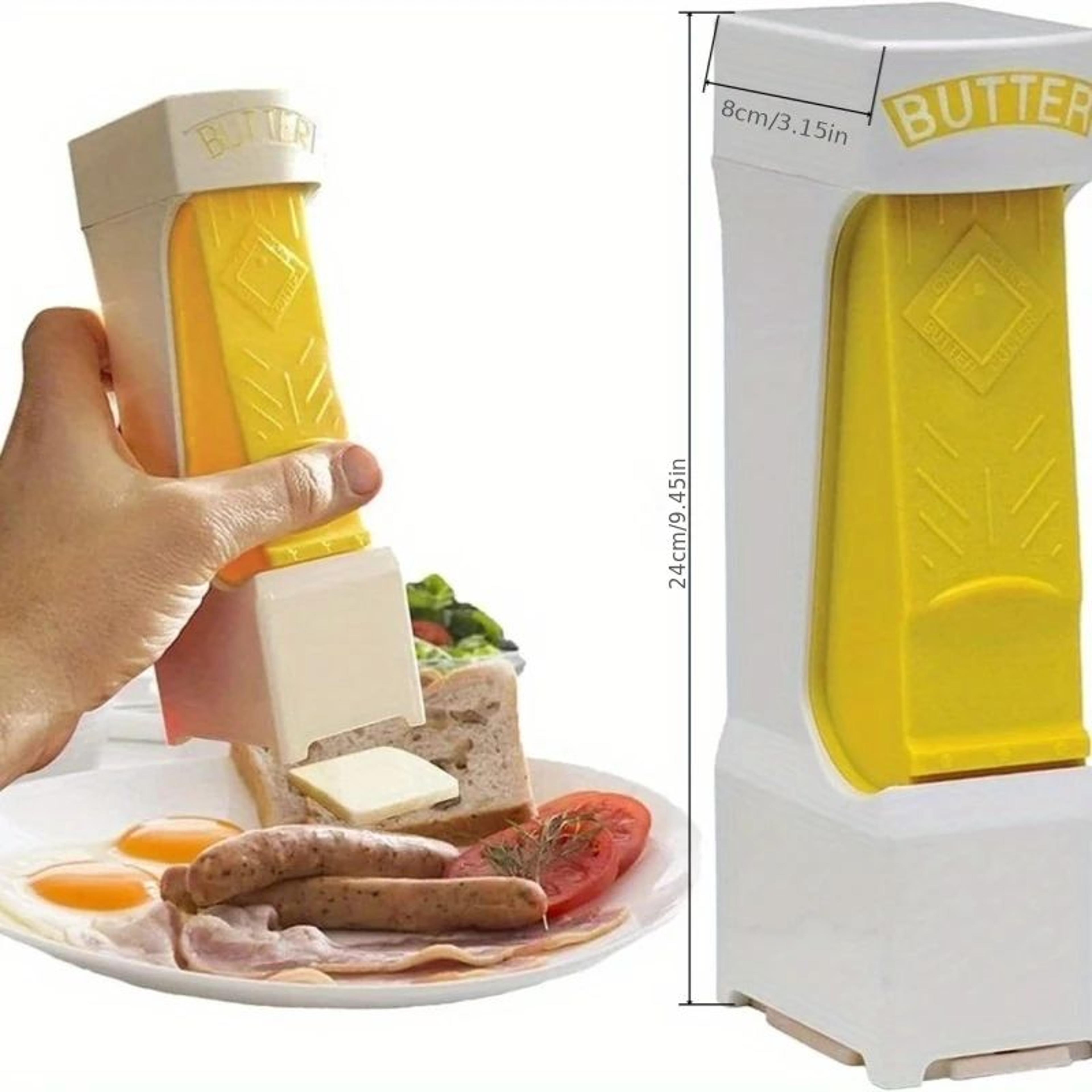 sliceease one-click food cutter - stainless steel food cutter with ergonomic handle