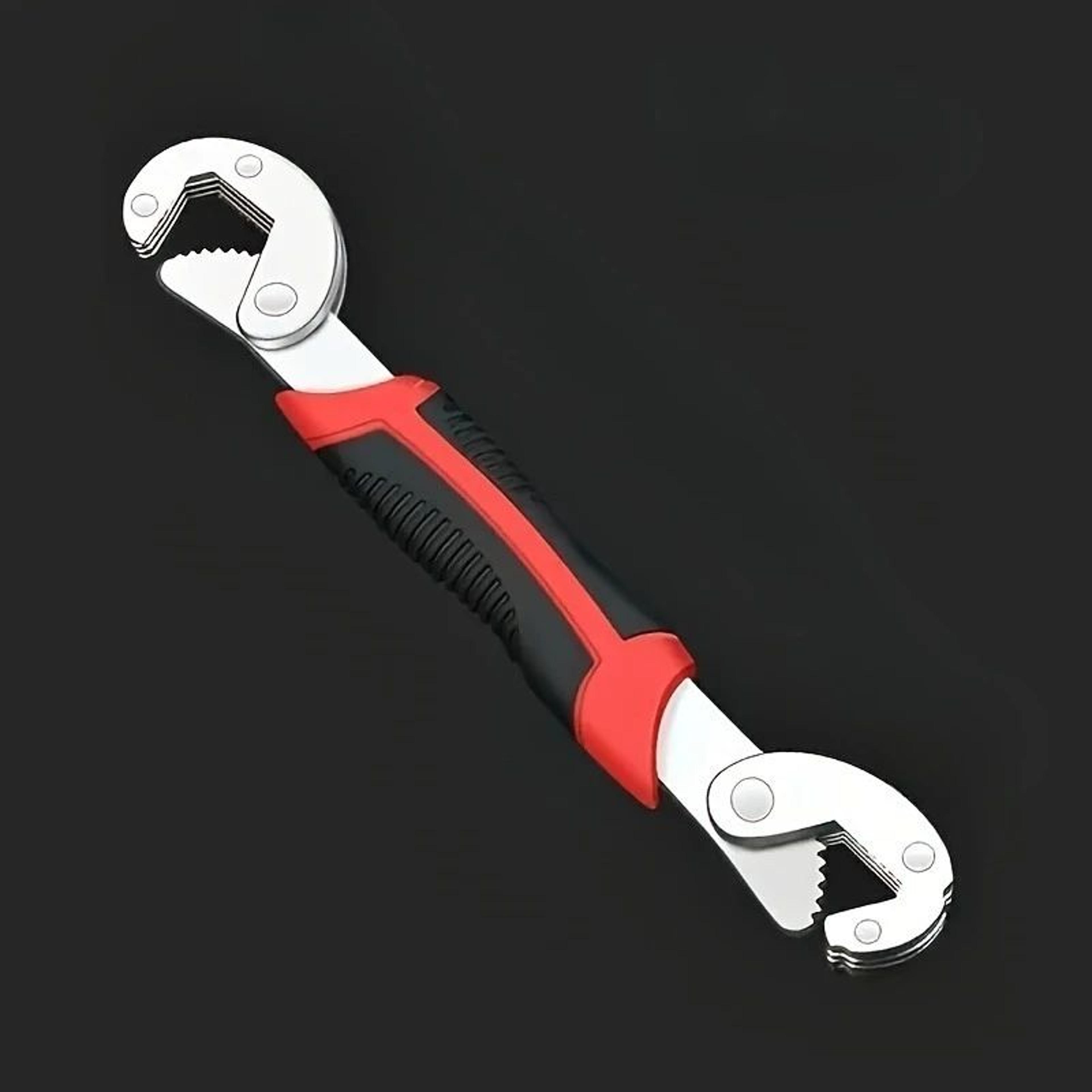 heavy-duty adjustable wrench – chrome vanadium steel open-end tool with ergonomic grip
