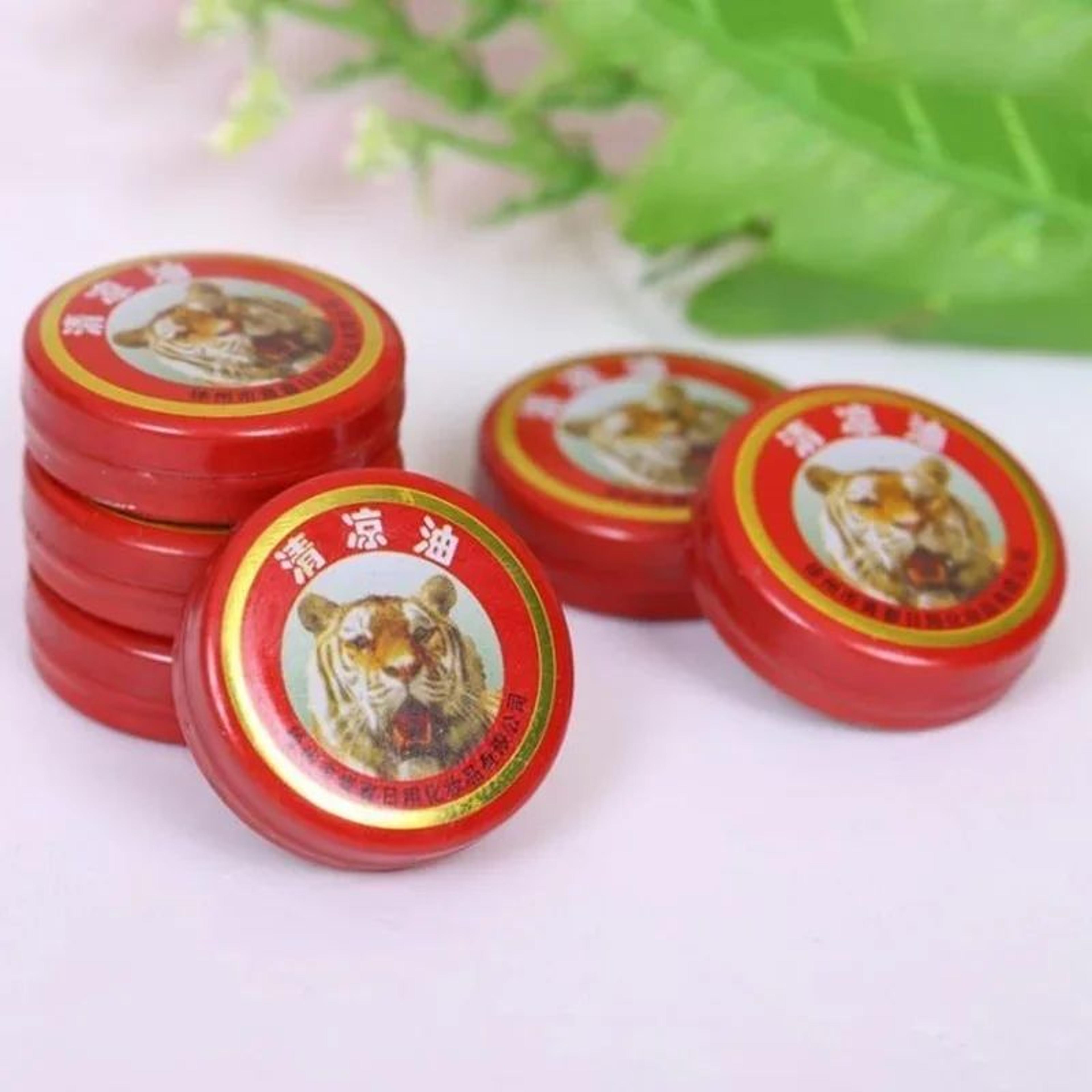 tiger essential oil plaster set – herbal relief patches for headache & mosquito defense (5pcs)