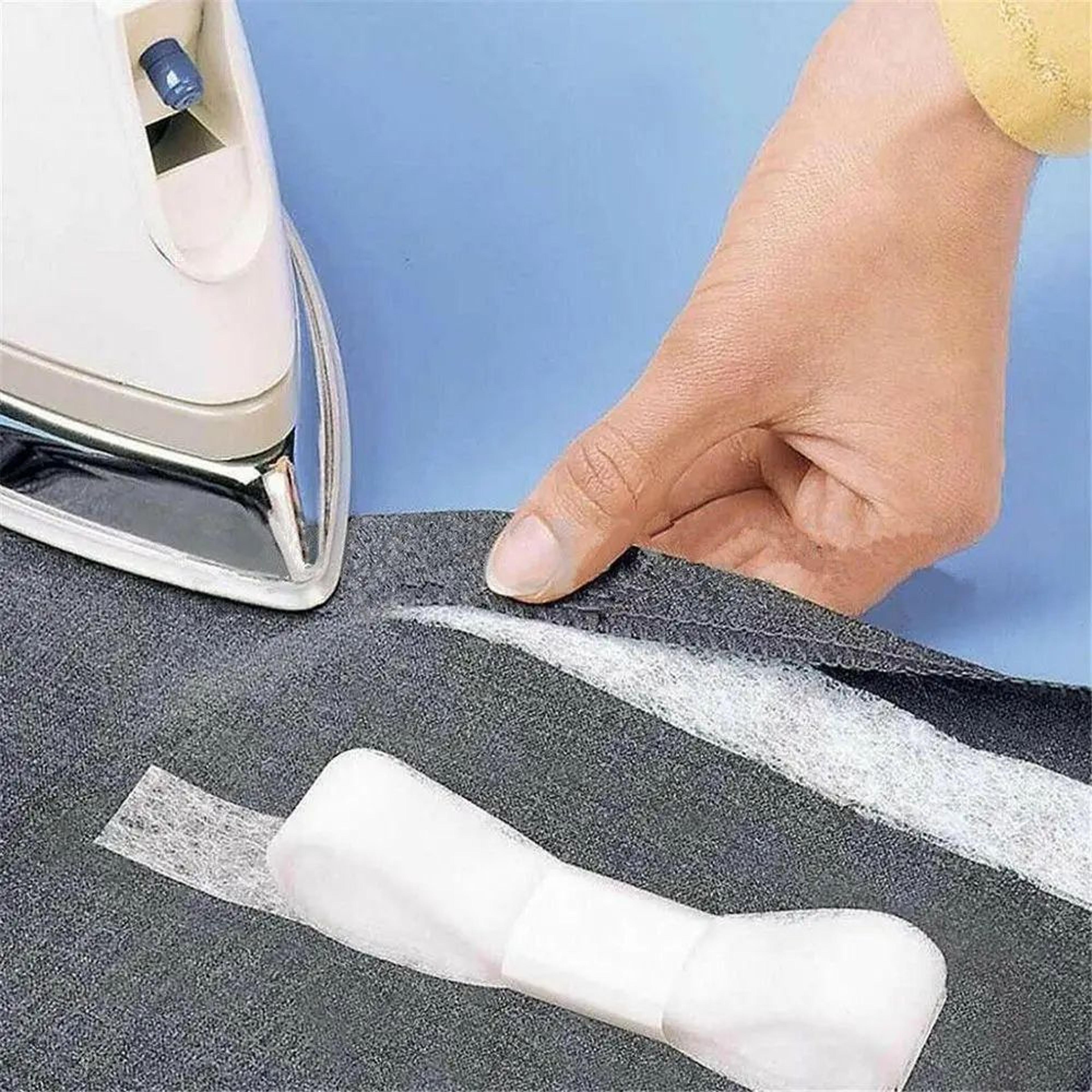 double sided fabric tape for sewing fusible interlining repairs