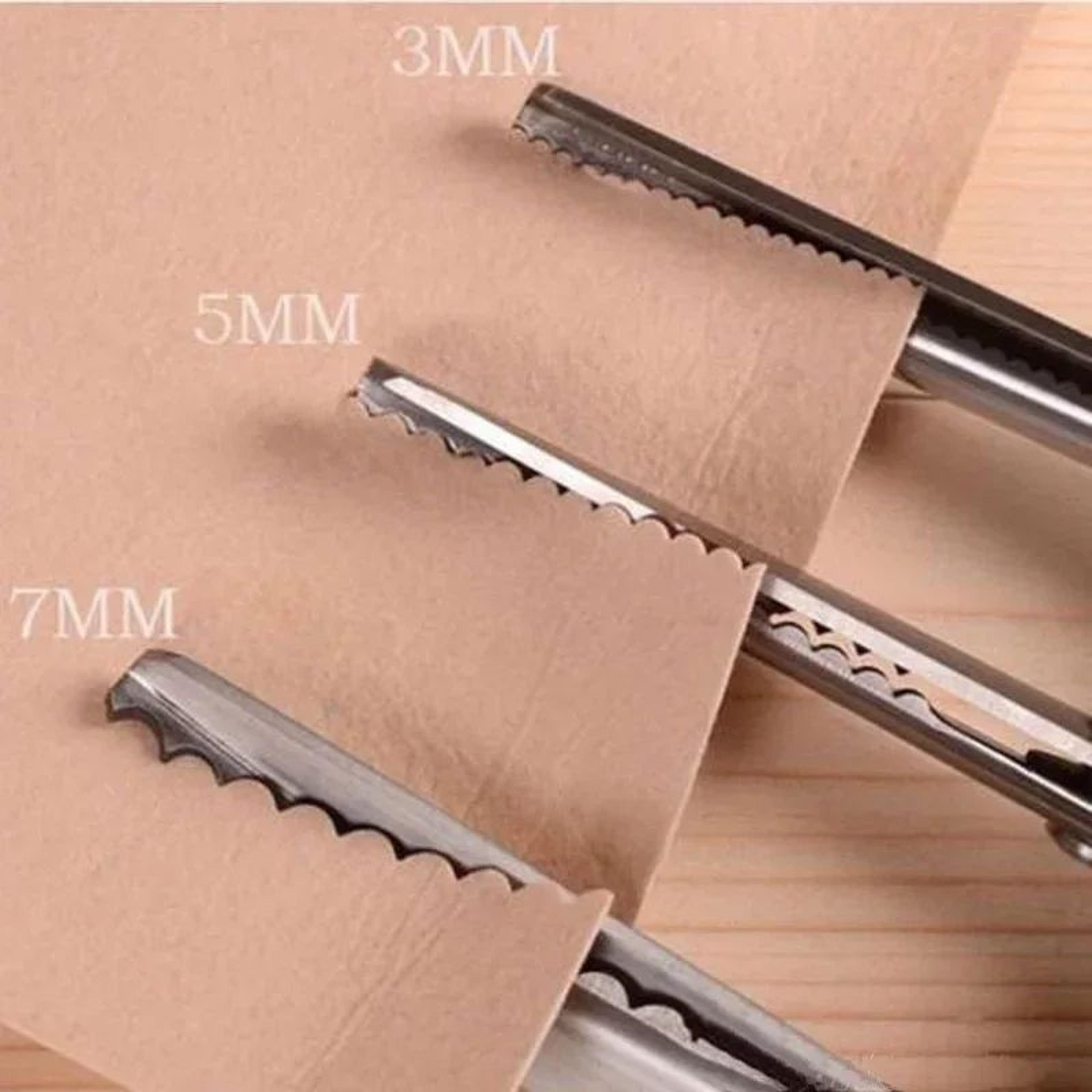 precision wave tailor scissors – stainless steel pinking shears for sewing & dressmaking