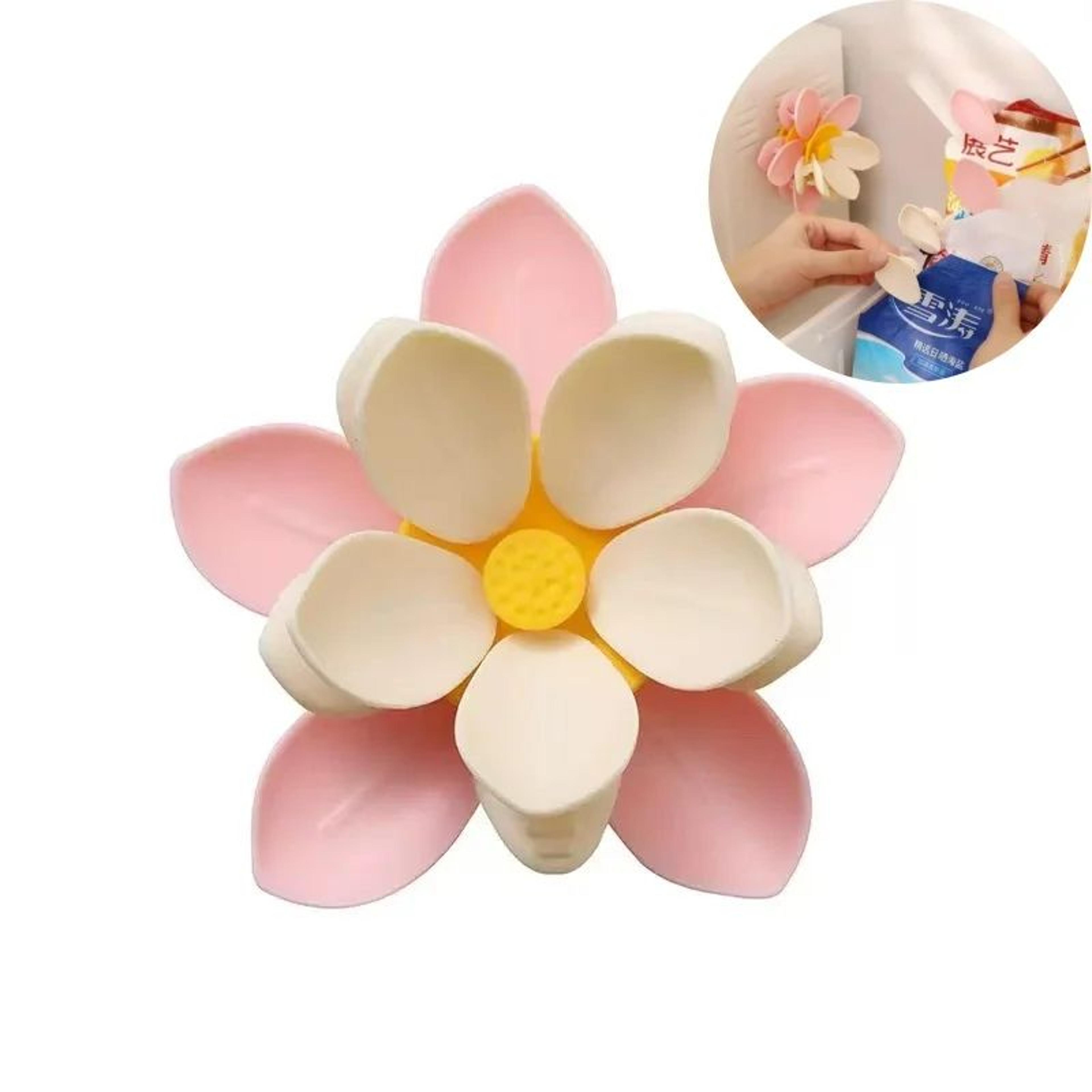 lotus magnetic sealing clip – creative food bag clip for kitchen storage