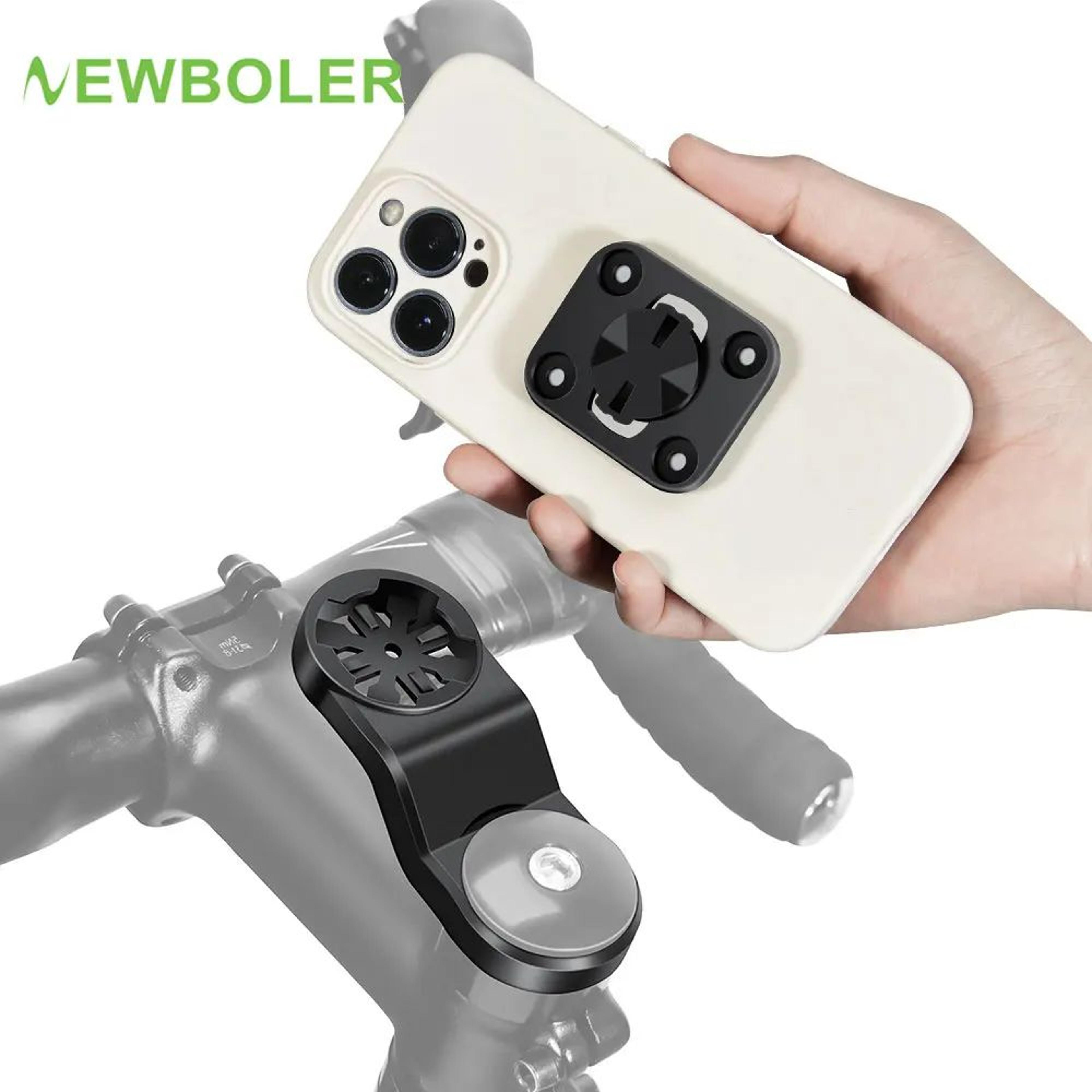 newboler universal bicycle phone holder – center handlebar cycling mount