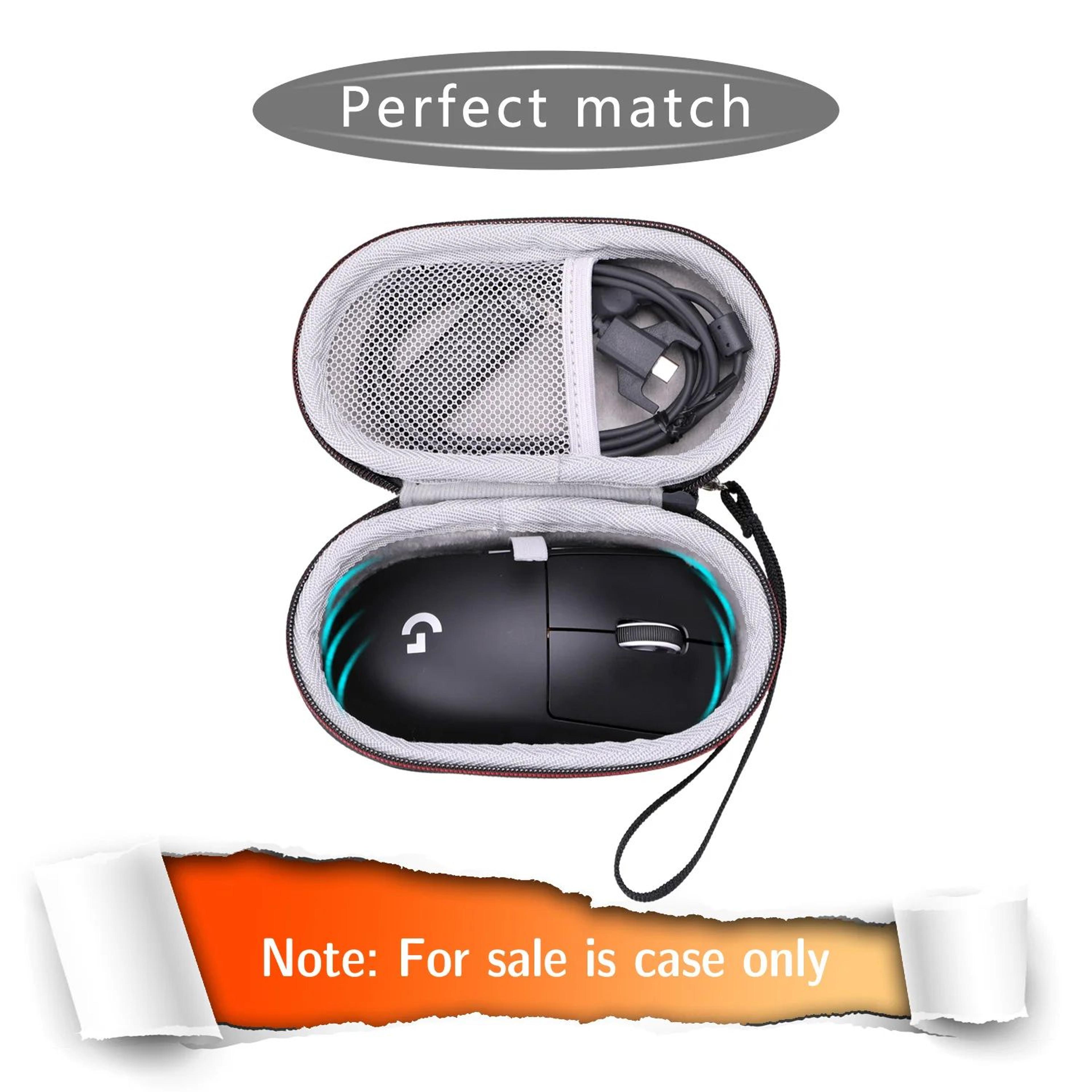 ltgem waterproof eva hard case for logitech g pro x superlight mouse