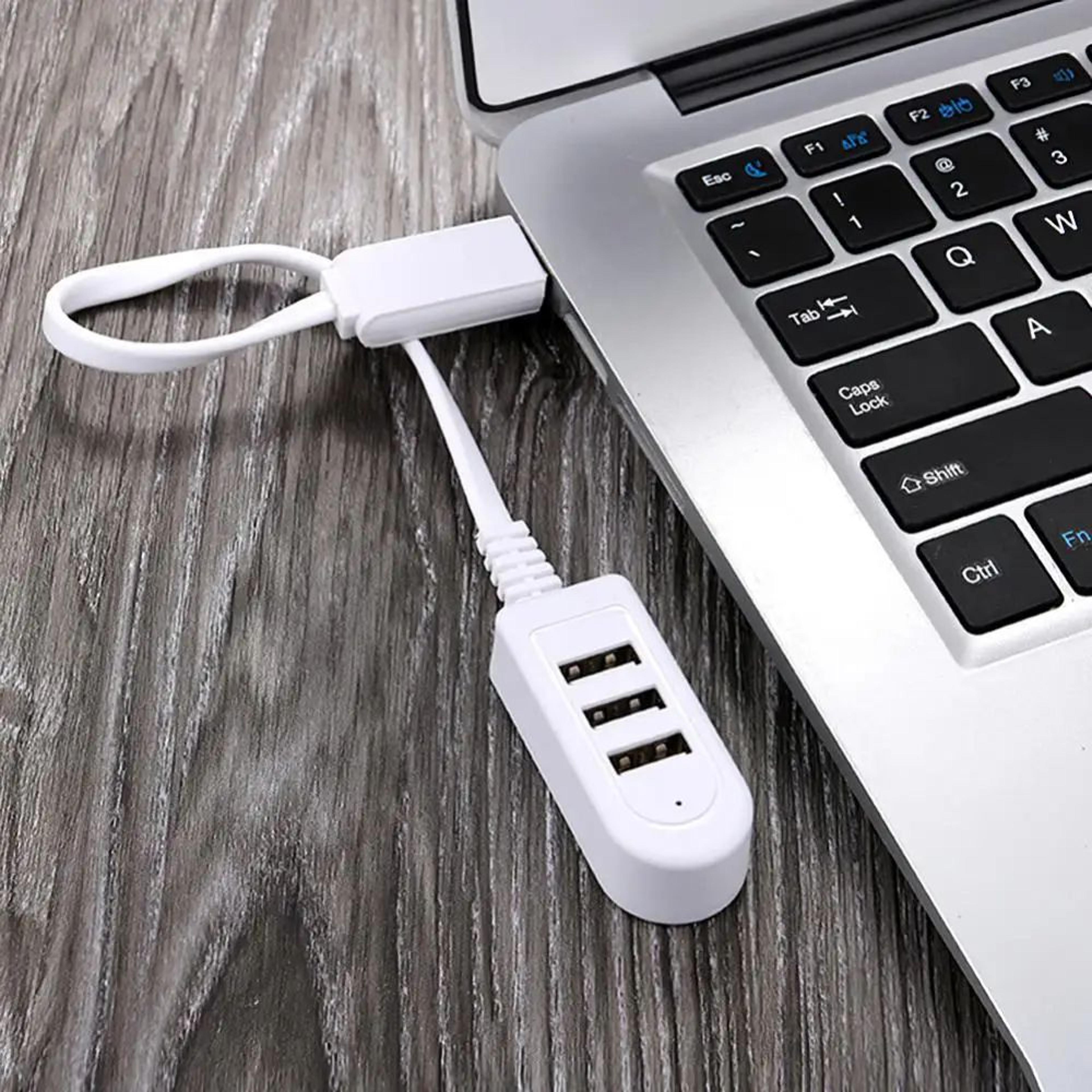 multi-port usb charging hub 30cm cable usb 2.0 splitter (power only)