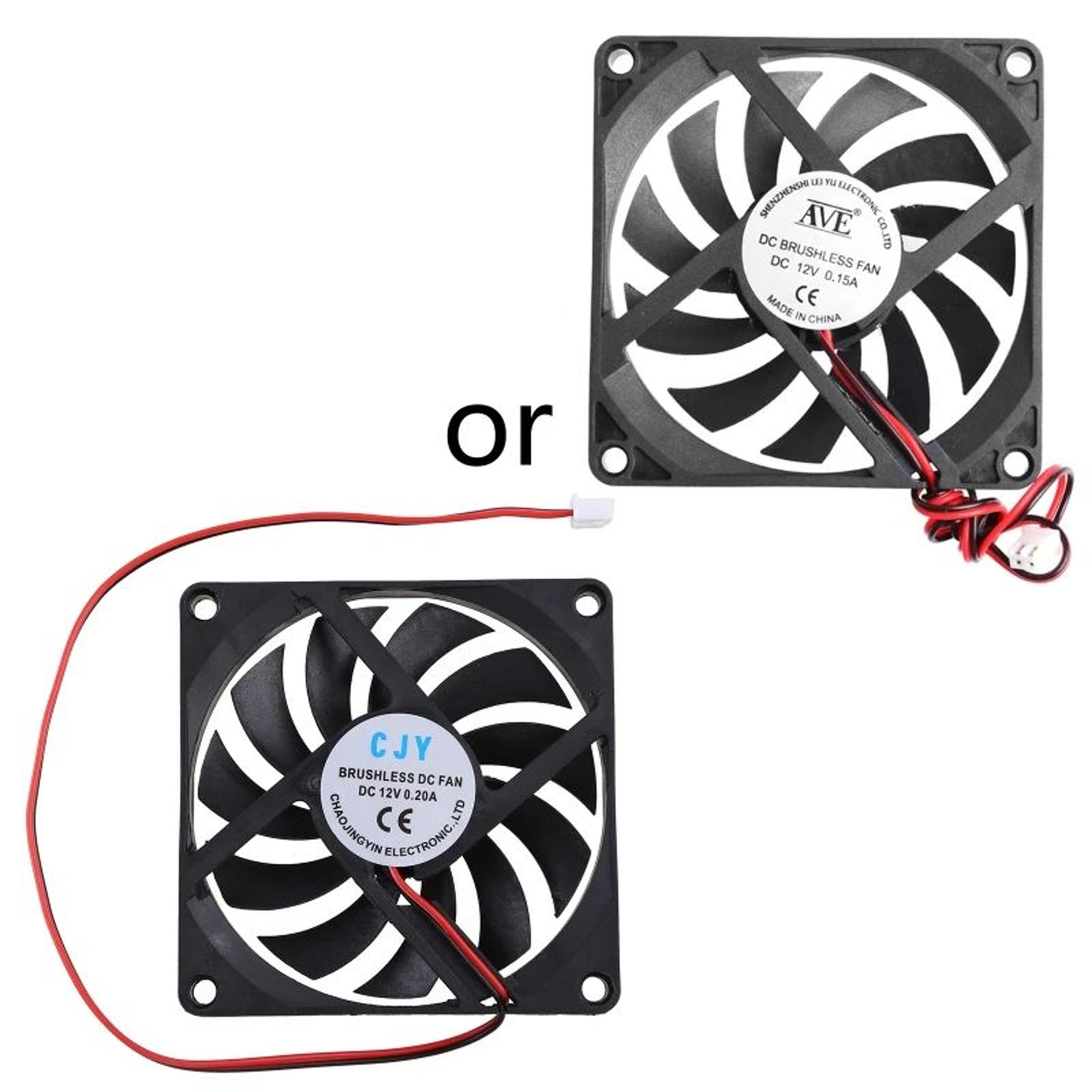 high-efficiency 12v 80x80x10mm pc cooling fan – ultra slim case & cpu fan