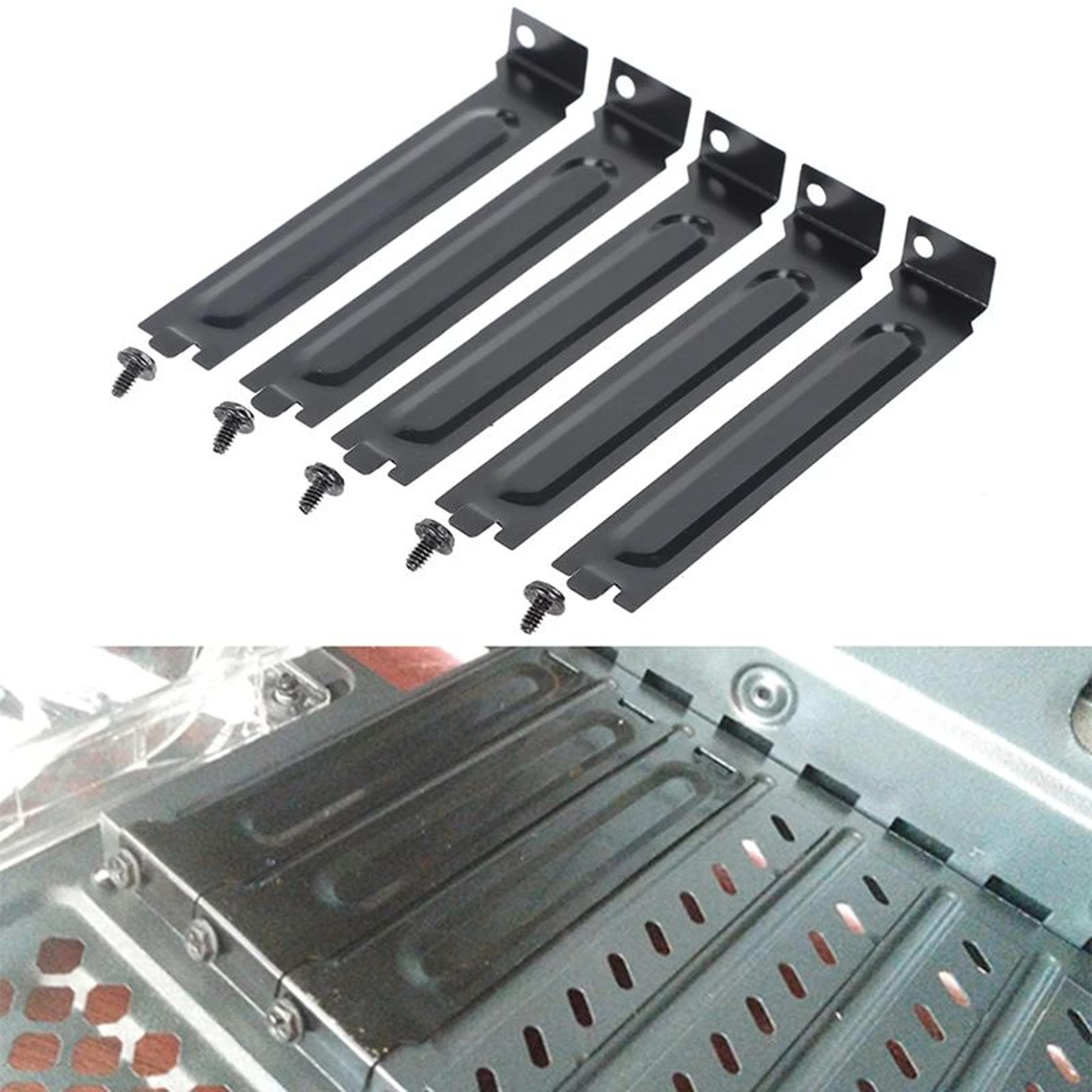 pci dust shield expansion kit – 5-slot case cover & filter plates