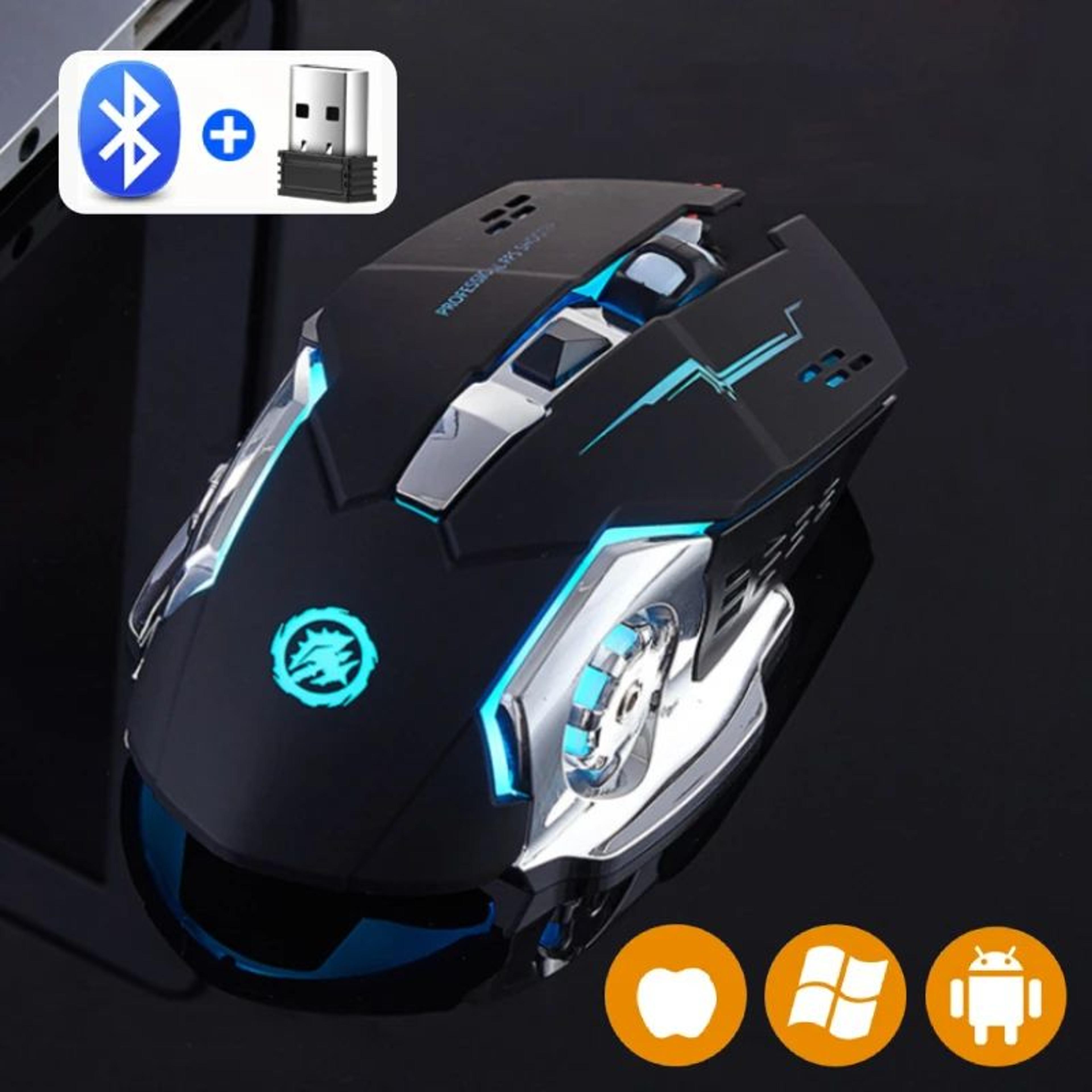stealthcharge rechargeable wireless gaming mouse – silent bluetooth & 2.4g rgb pc mouse