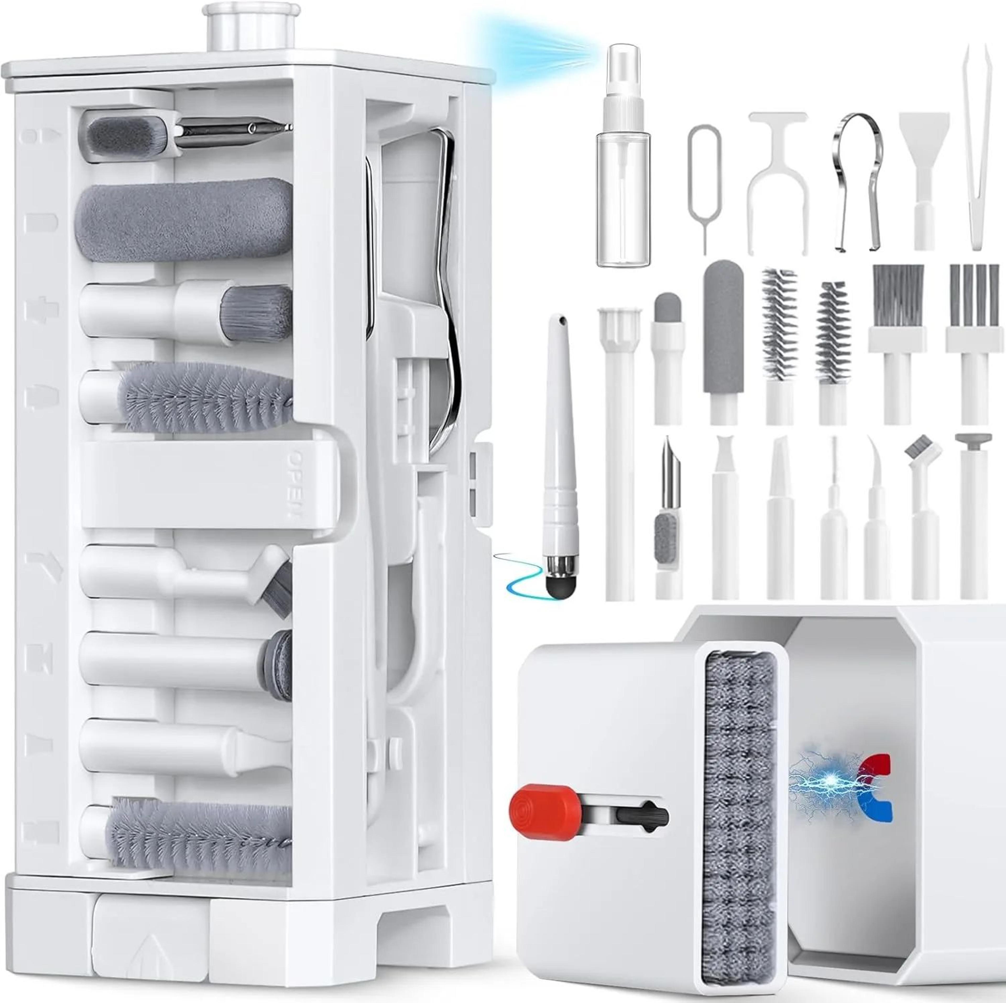 32-in-1 electronics cleaning kit – professional phone, earbuds & keyboard cleaning tools set