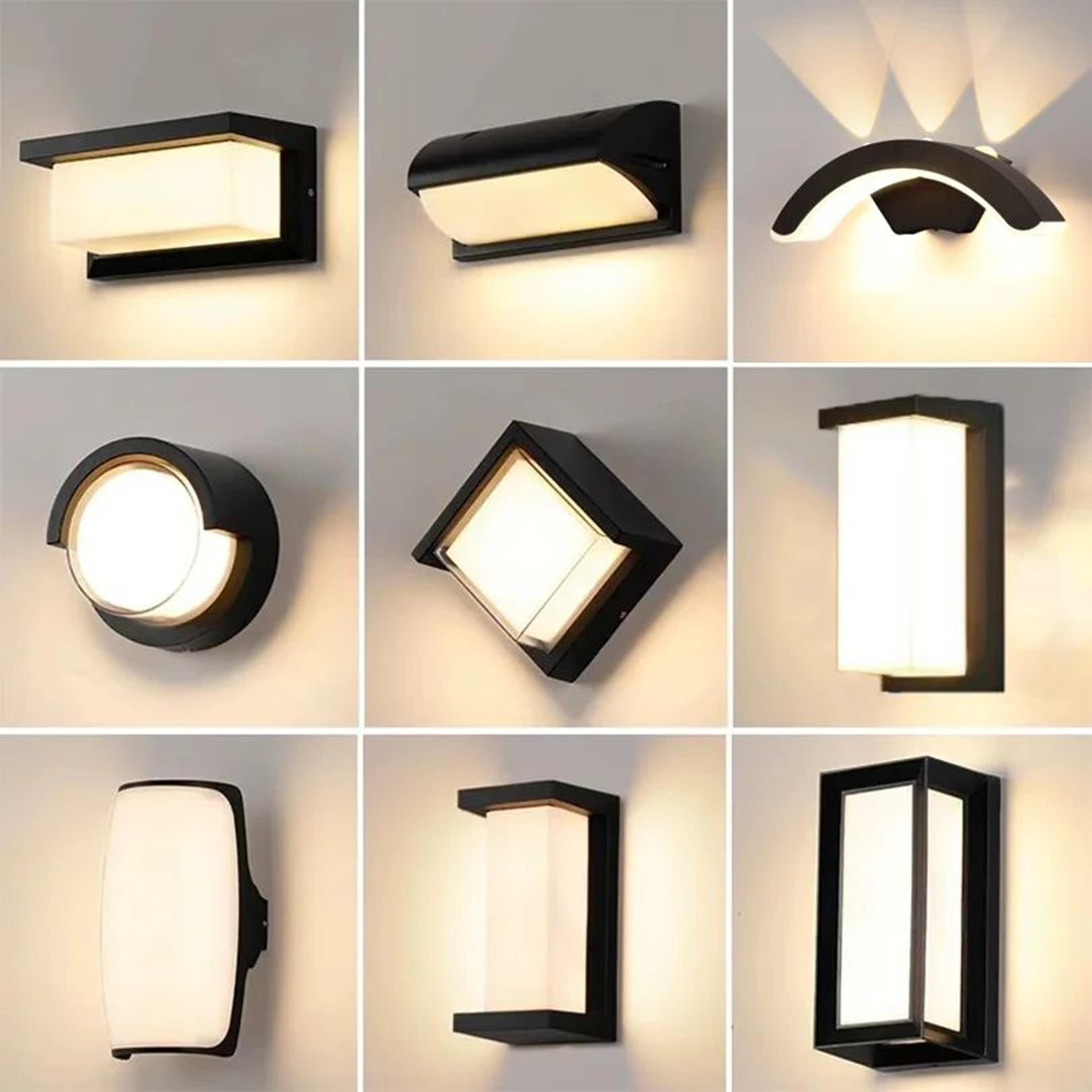 premium led outdoor wall light with motion sensor – waterproof porch & garden lighting