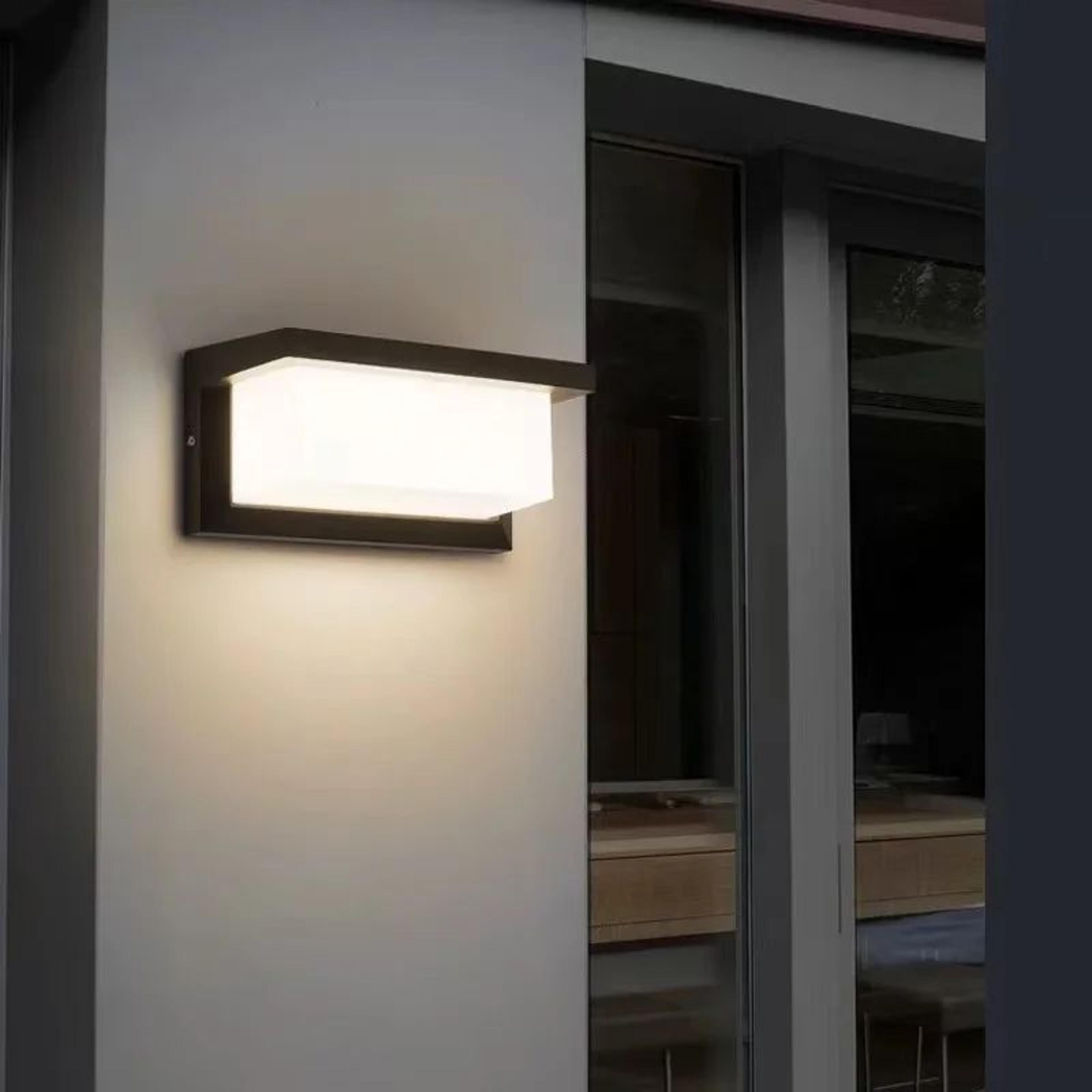 premium outdoor led motion sensor wall light – waterproof ip66 modern porch & garden lighting