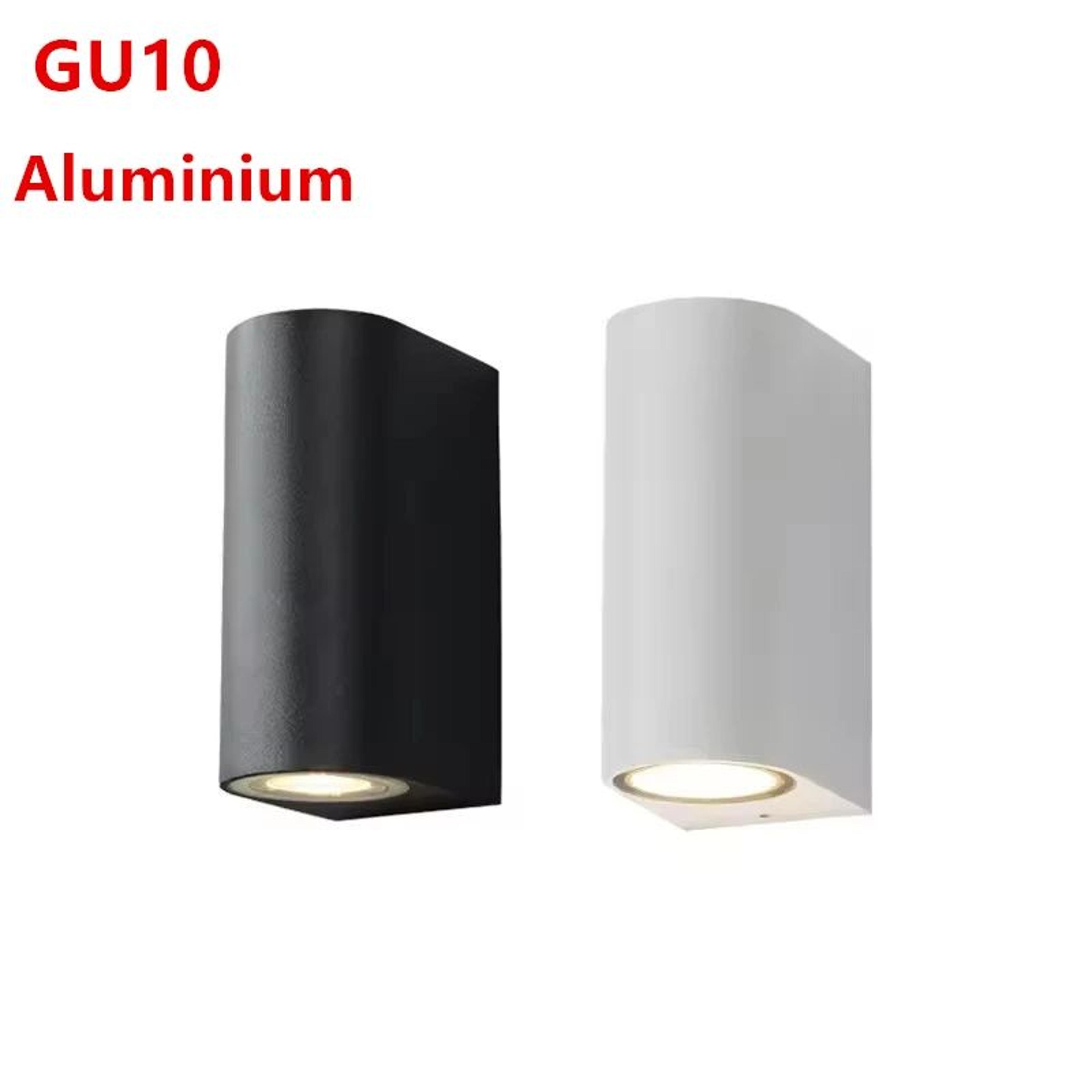 elegant outdoor gu10 up & down wall light – ip65 waterproof led lighting for garden, porch & indoor walls