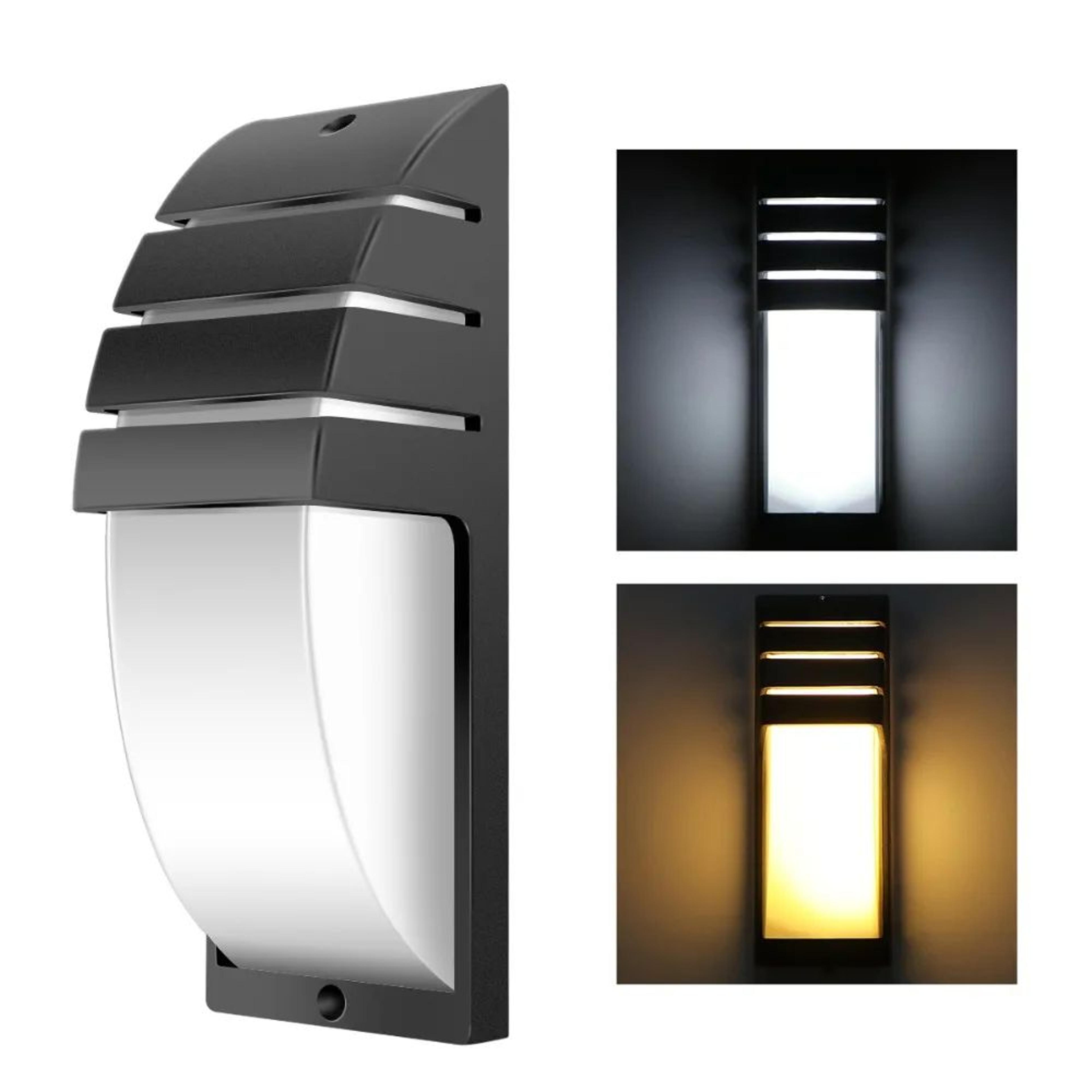 aeroglow aluminium led outdoor wall light – ip65 waterproof porch & garden sconce