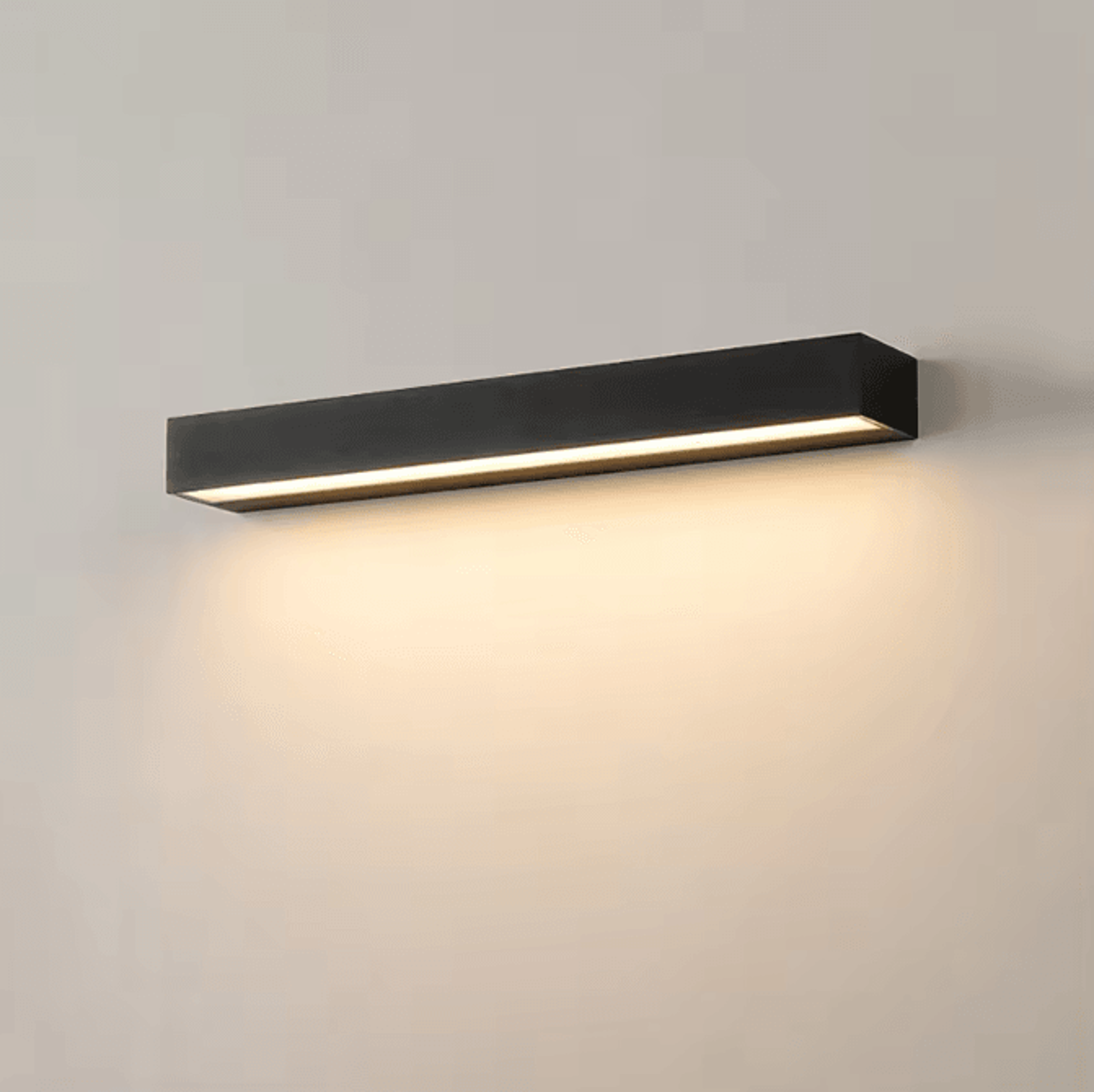 modern linear waterproof led wall light – 12w/18w/30w outdoor aluminum strip lamp