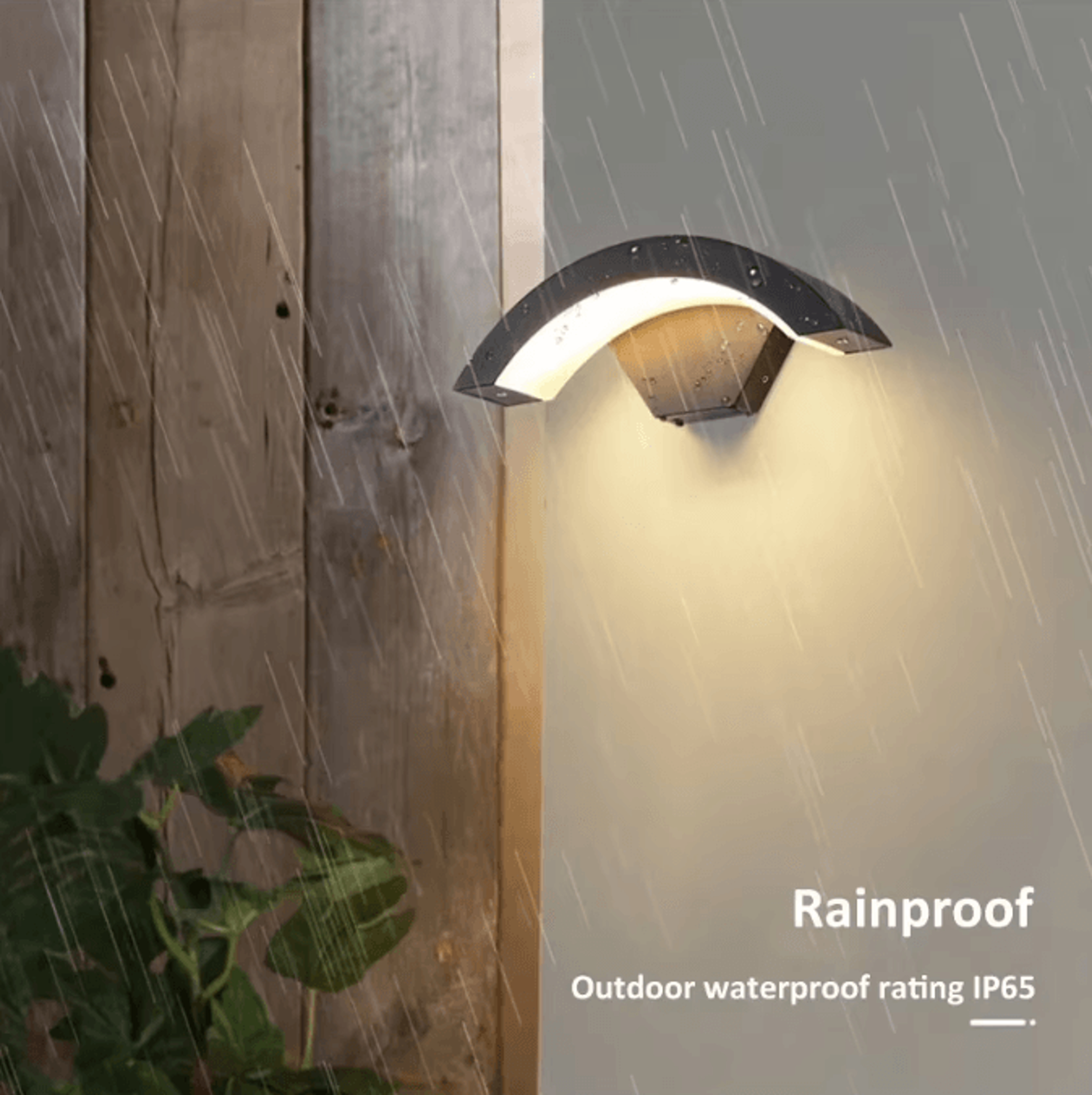18w led motion sensor outdoor wall light – waterproof aluminum porch & garden lamp